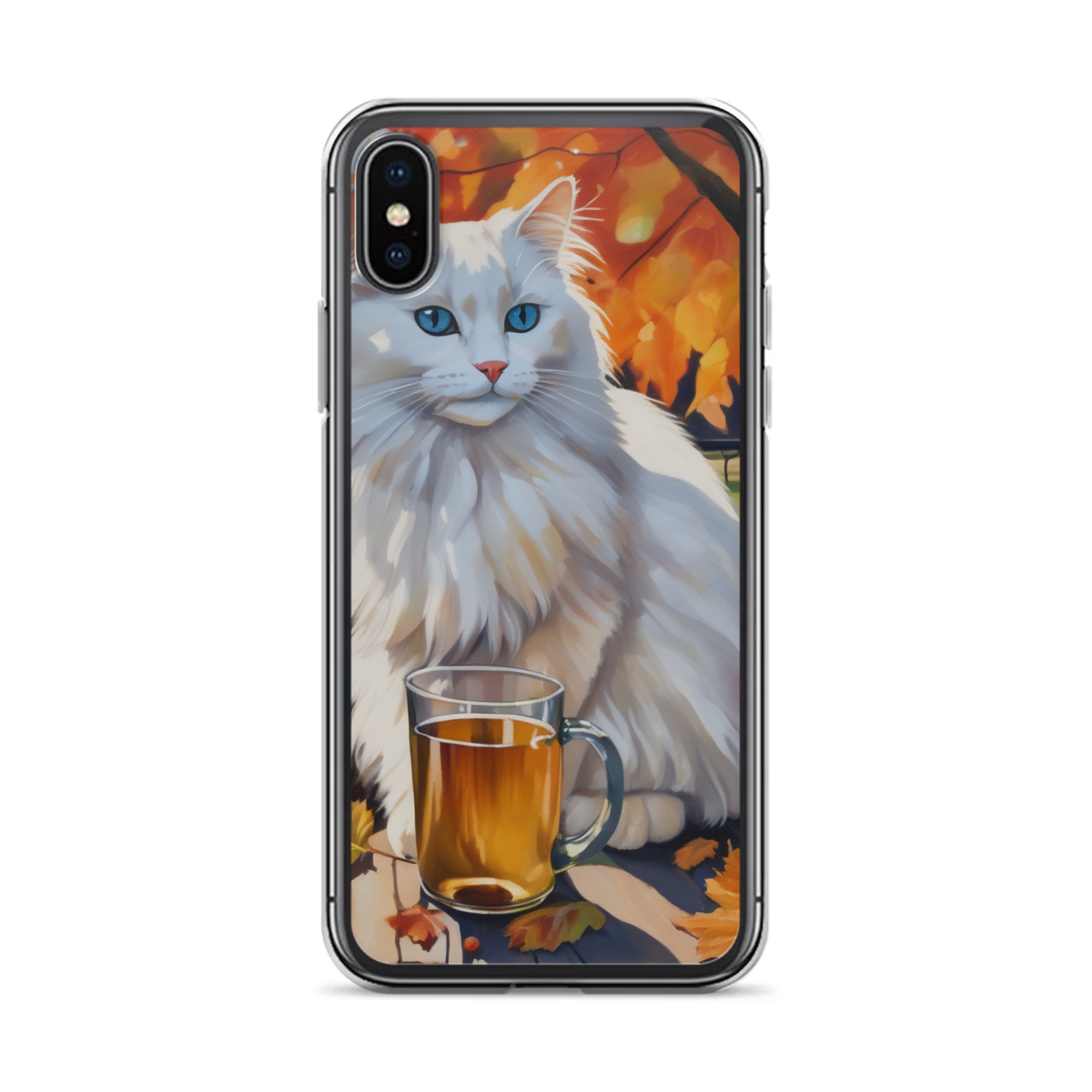 PugMug Custom White Ragdoll Cat iPhone Case
