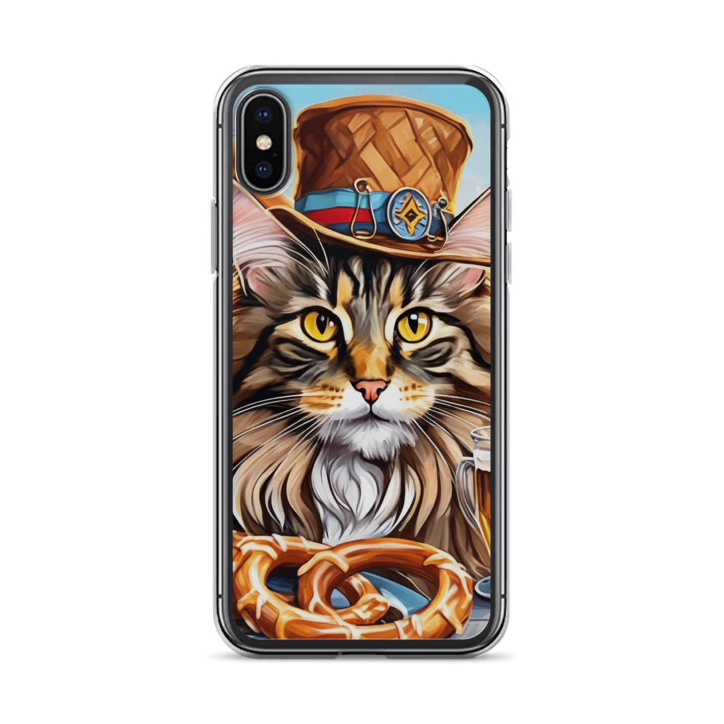 PugMug Custom Tabby Maine Coon Cat iPhone Case