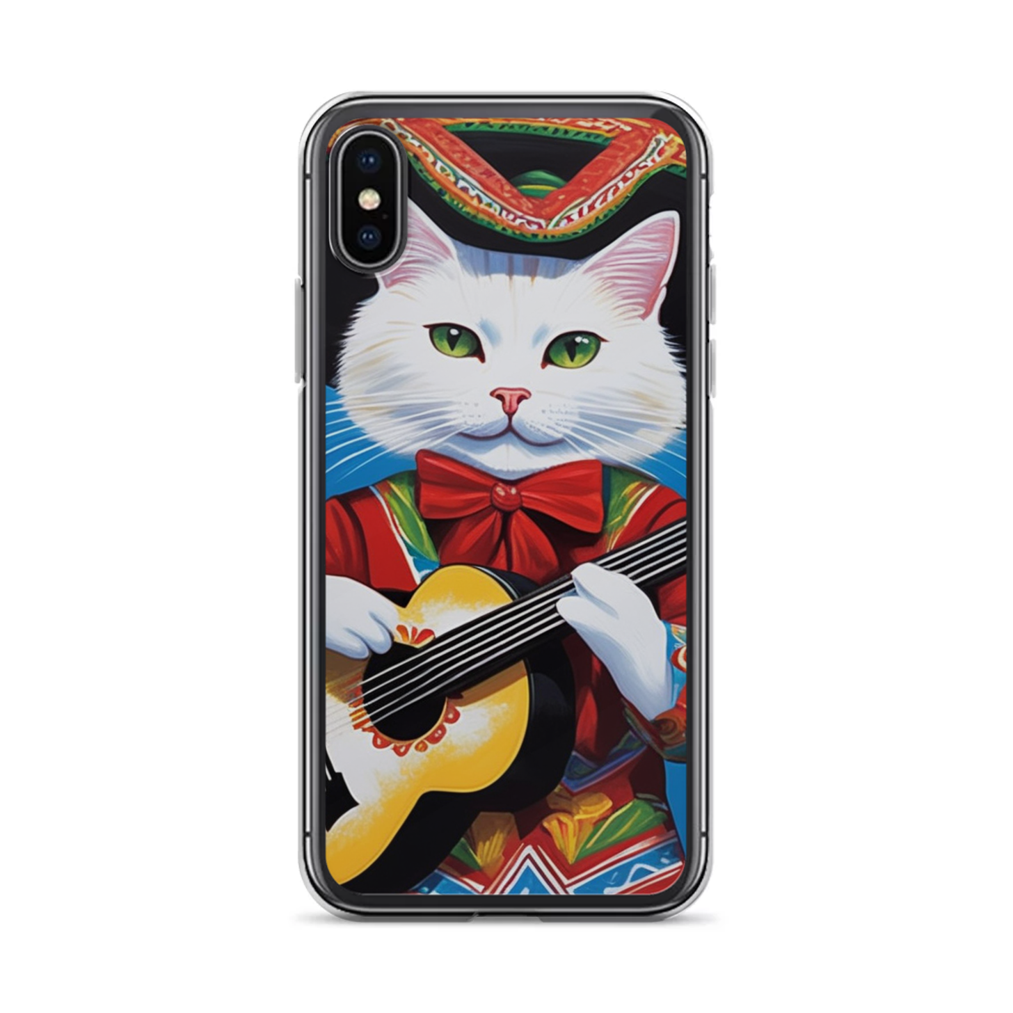 PugMug Custom White Companion Cat iPhone Case
