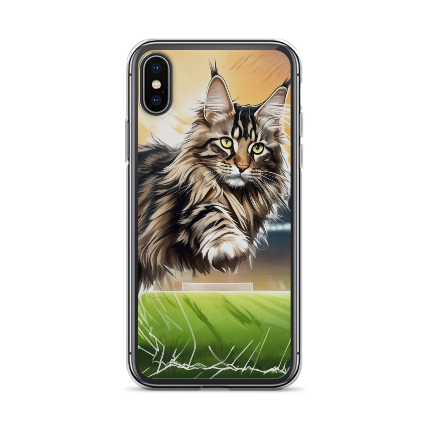 PugMug Custom Tabby Maine Coon Cat iPhone Case