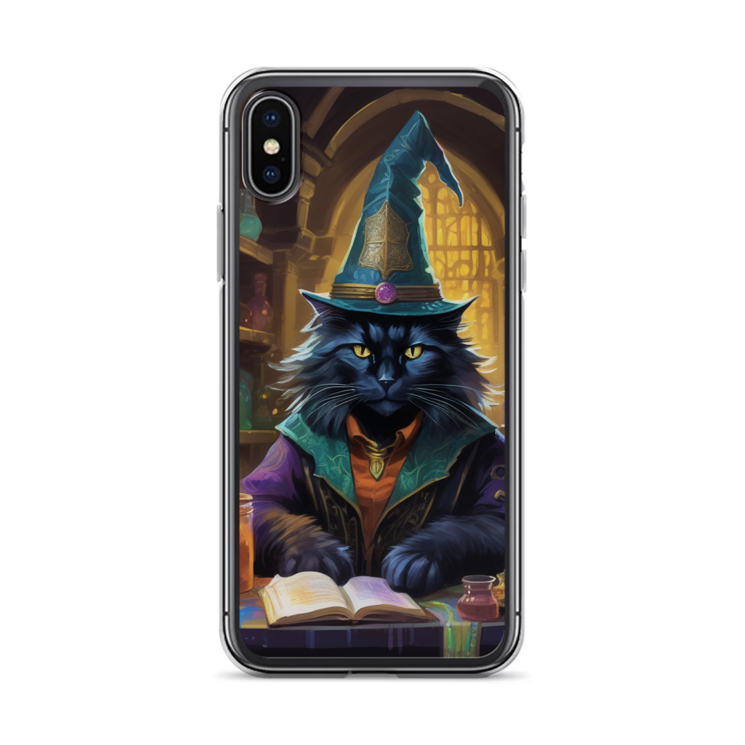 PugMug Custom Black Maine Coon Cat iPhone Case