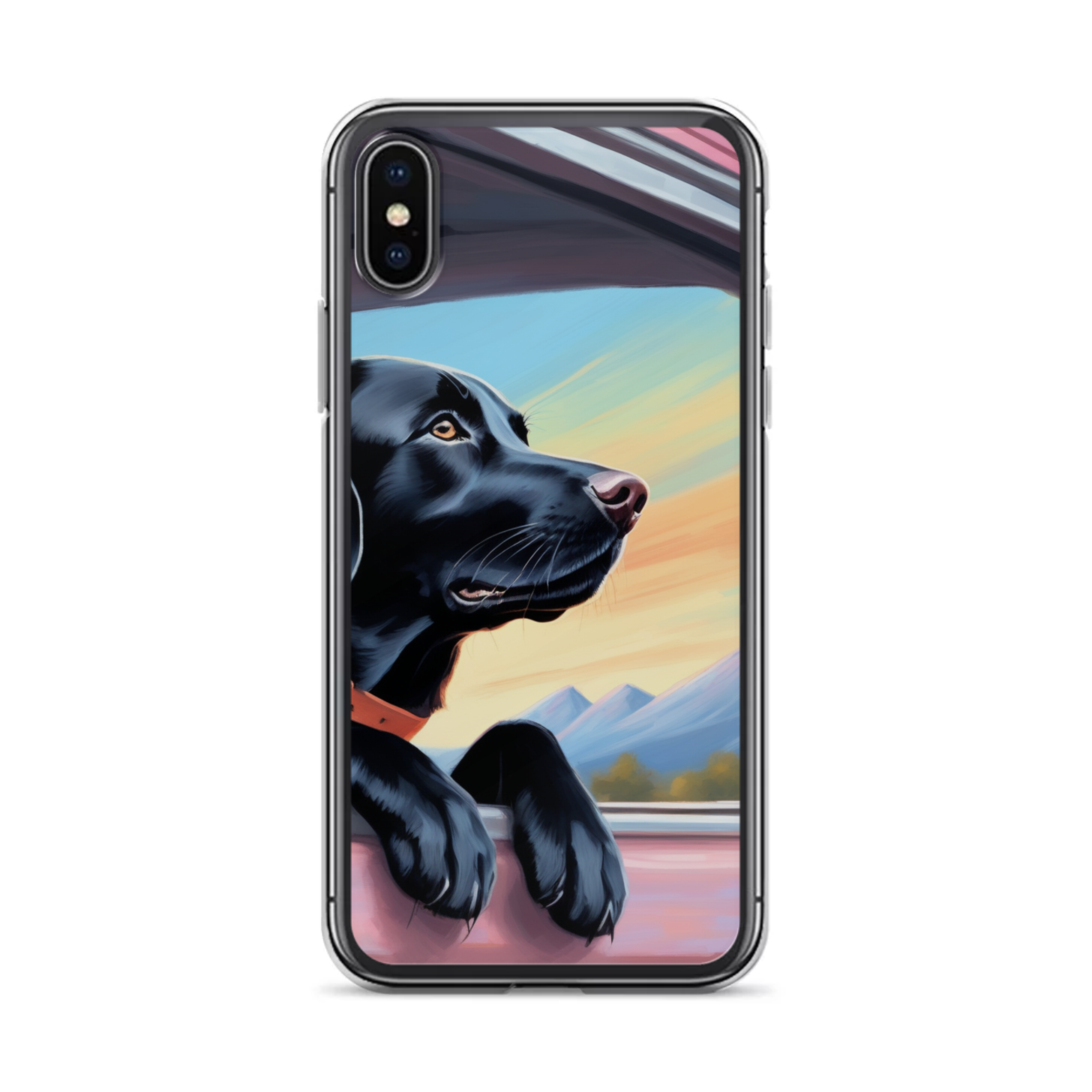 PugMug Custom Black Labrador Retriever iPhone Case