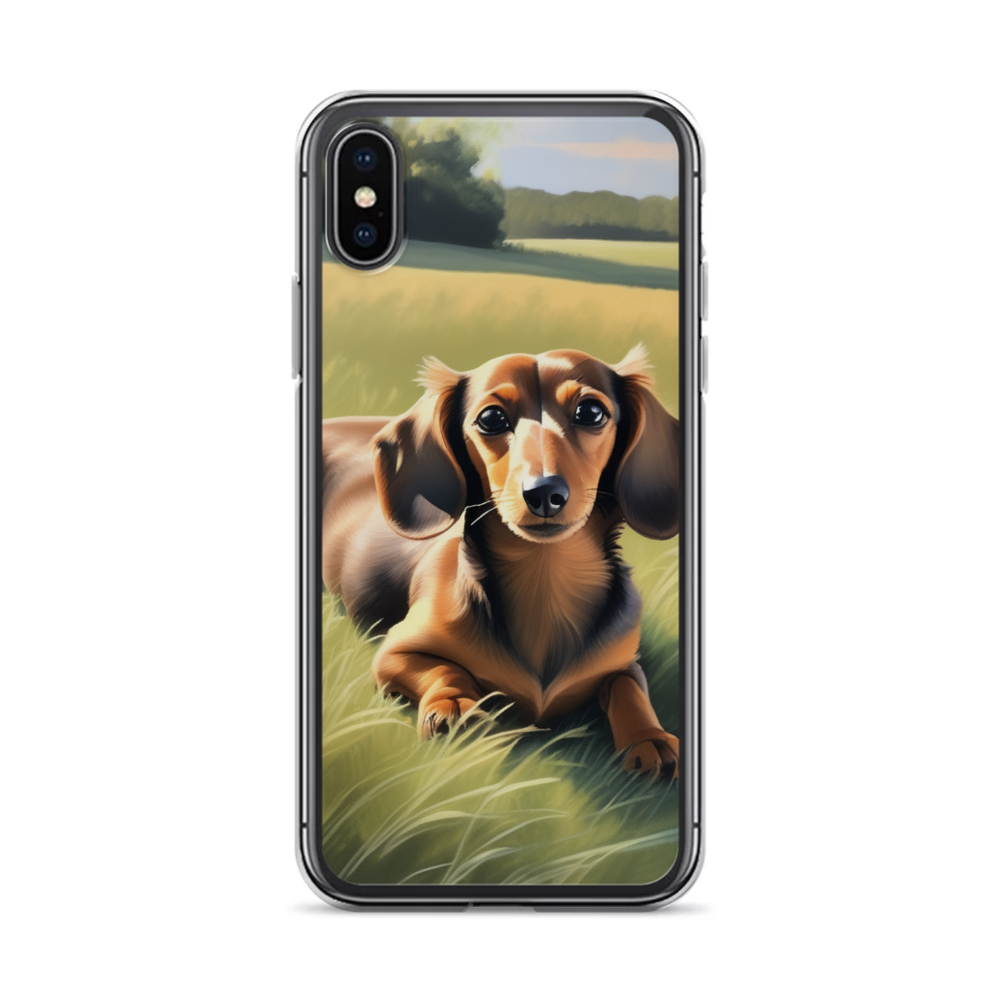 PugMug Custom Tan Dachshund iPhone Case