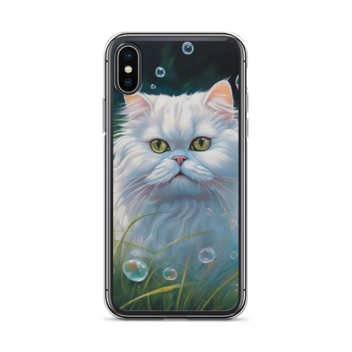 PugMug Custom White Persian Cat iPhone Case