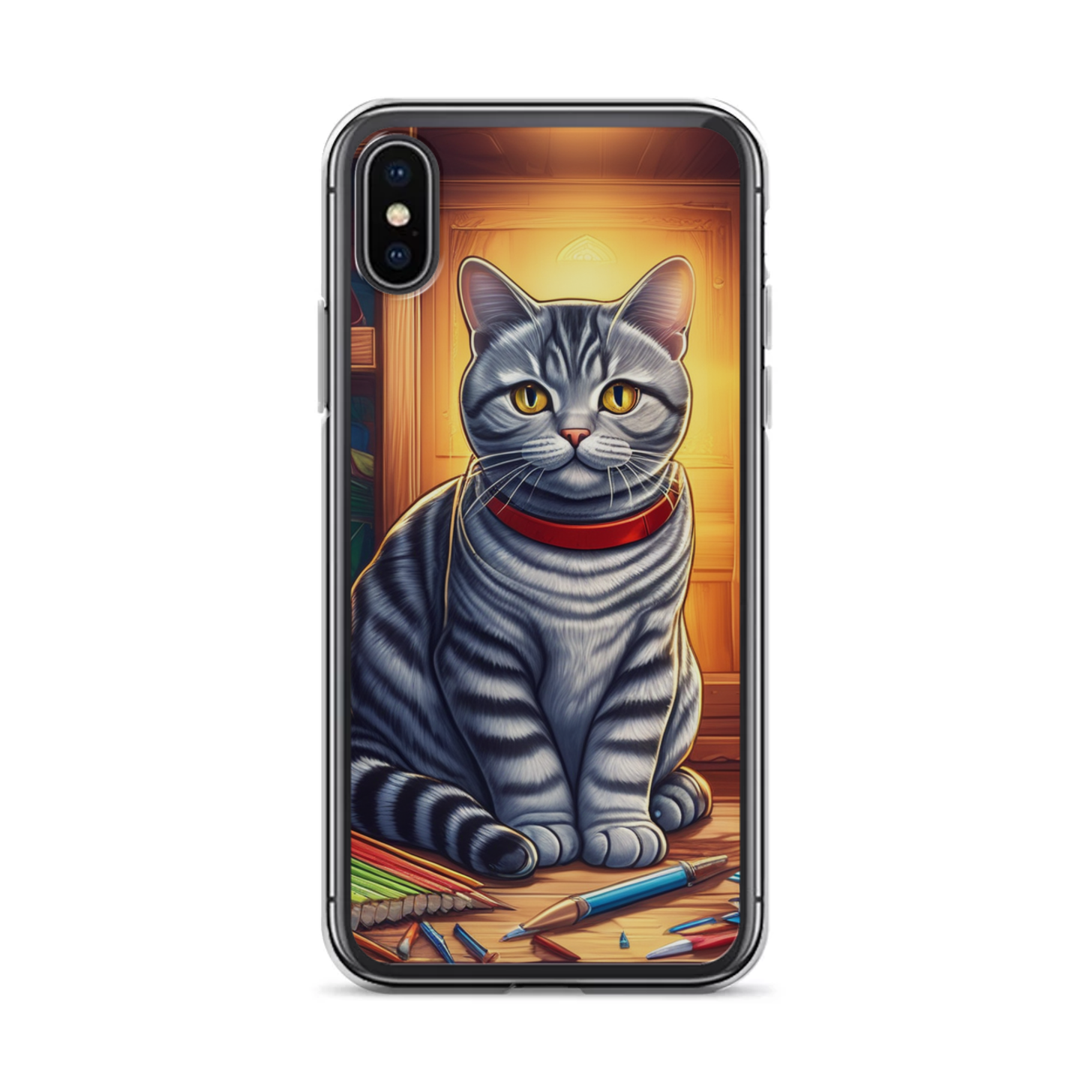 PugMug Custom Tabby British Shorthair Cat iPhone Case