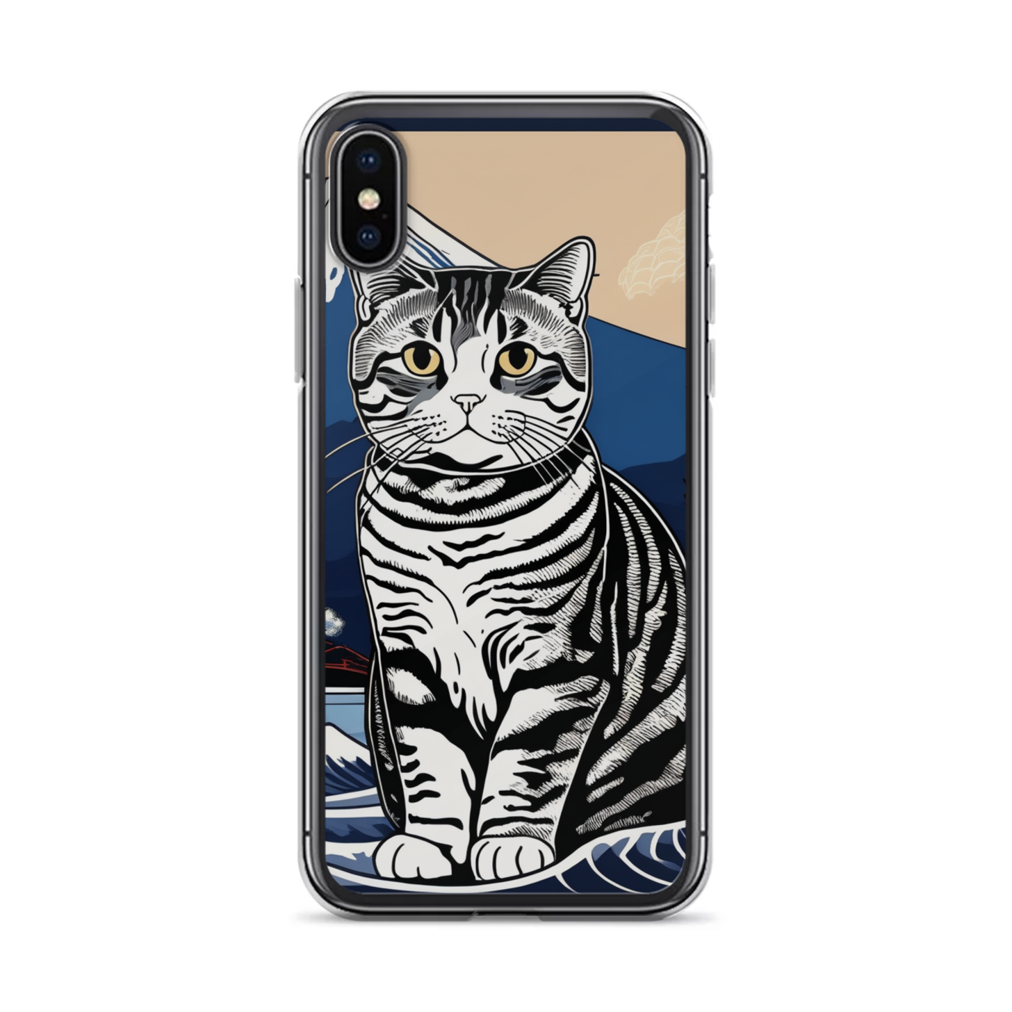 PugMug Custom Tabby Scottish Fold Cat iPhone Case
