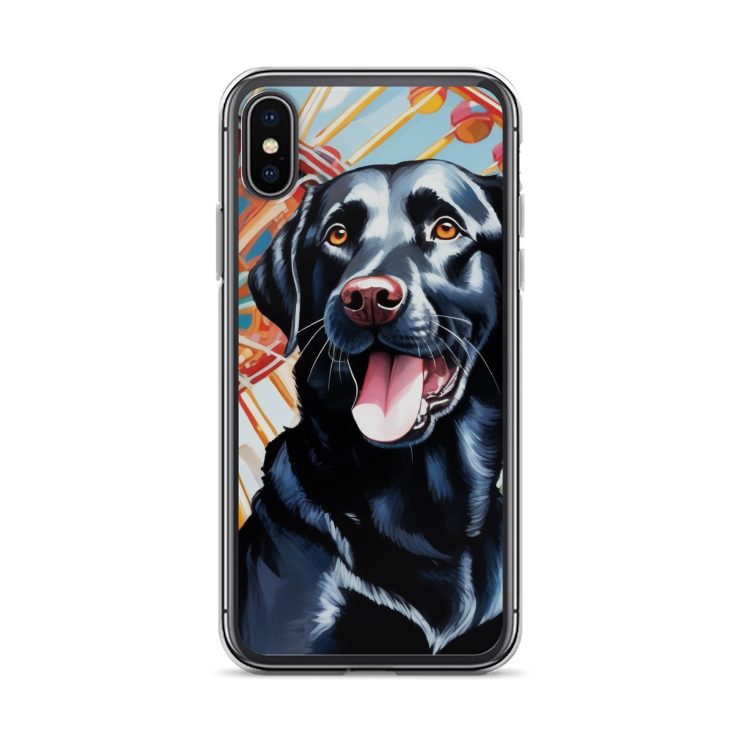 PugMug Custom Black Labrador Retriever iPhone Case