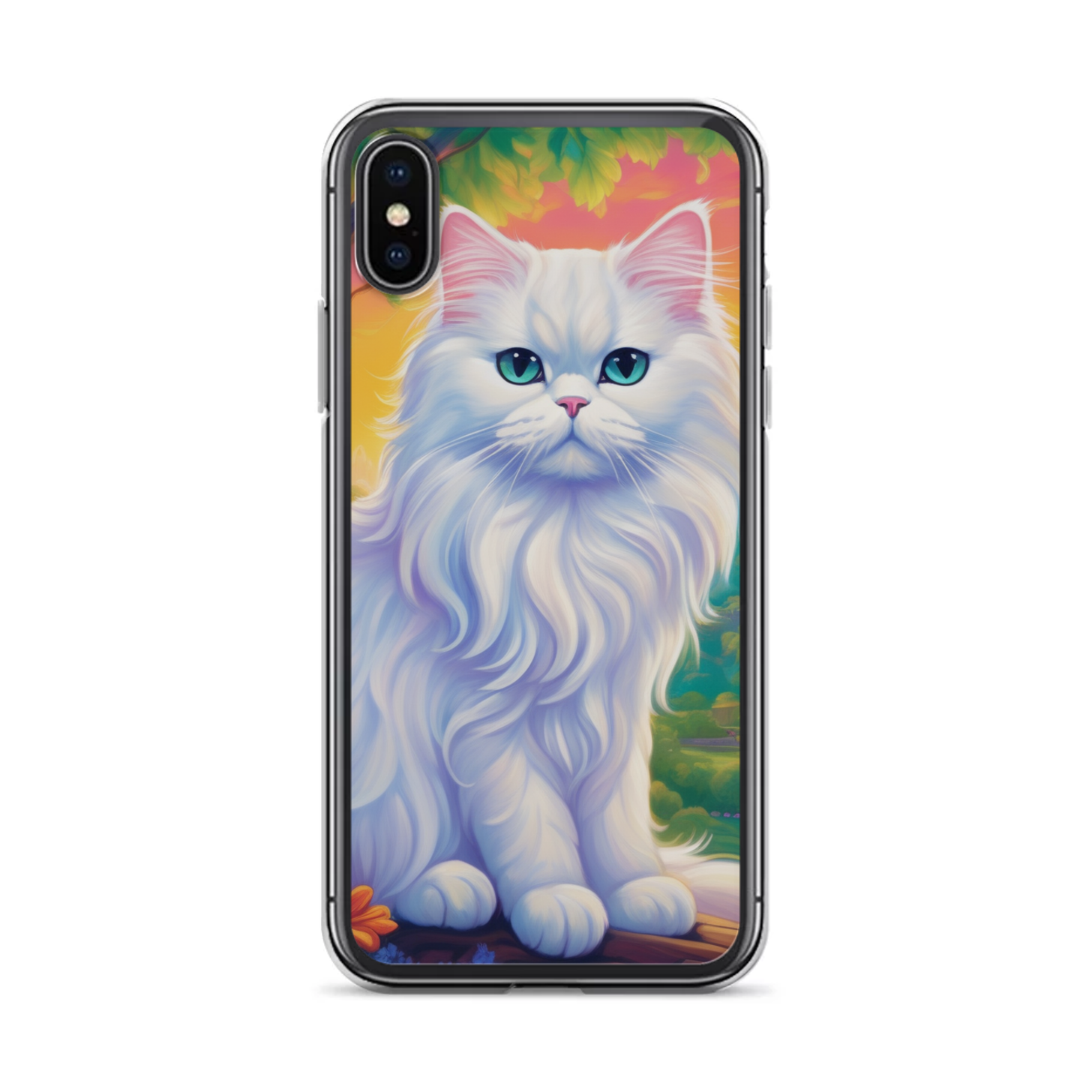 PugMug Custom White Persian Cat iPhone Case