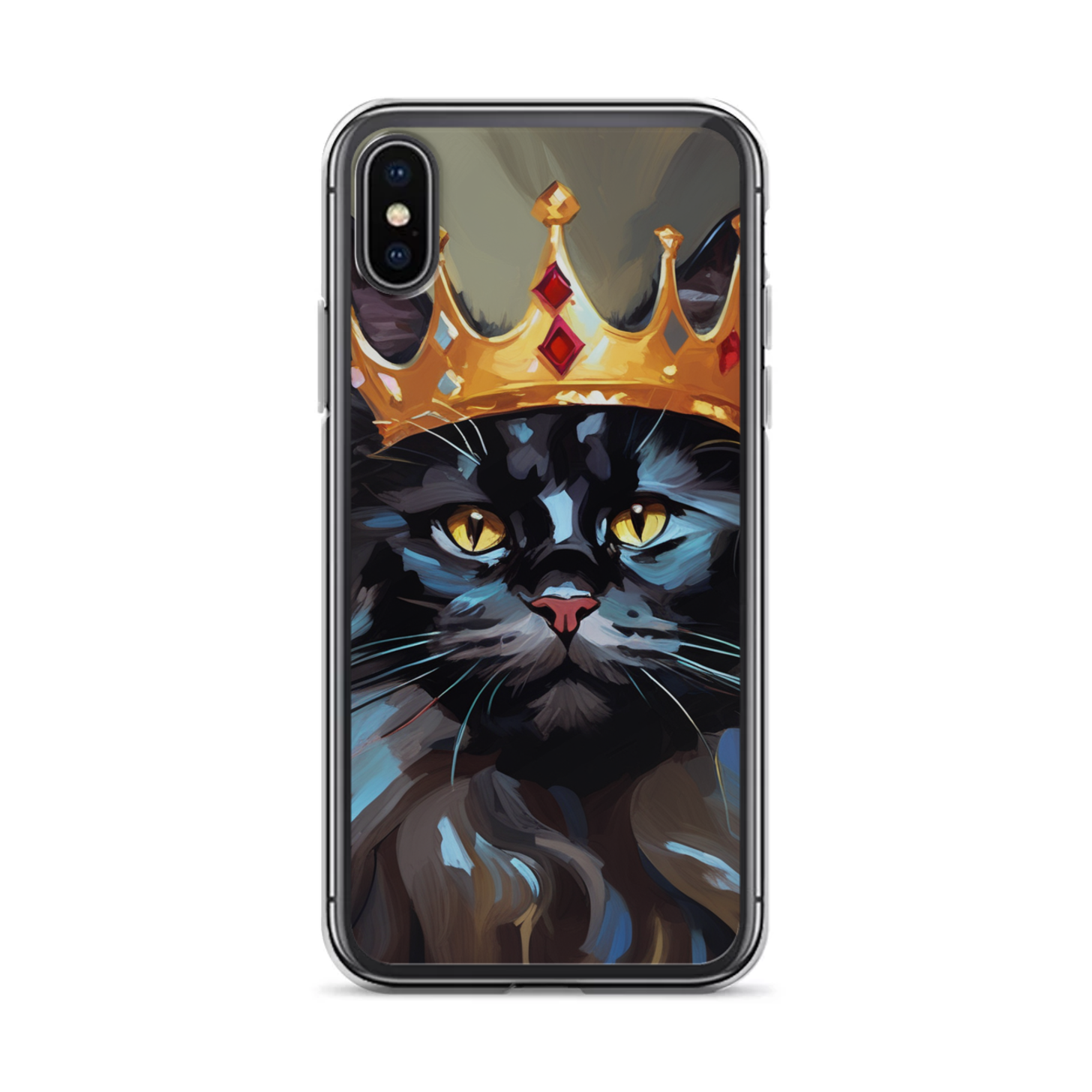 PugMug Custom Black Maine Coon Cat iPhone Case
