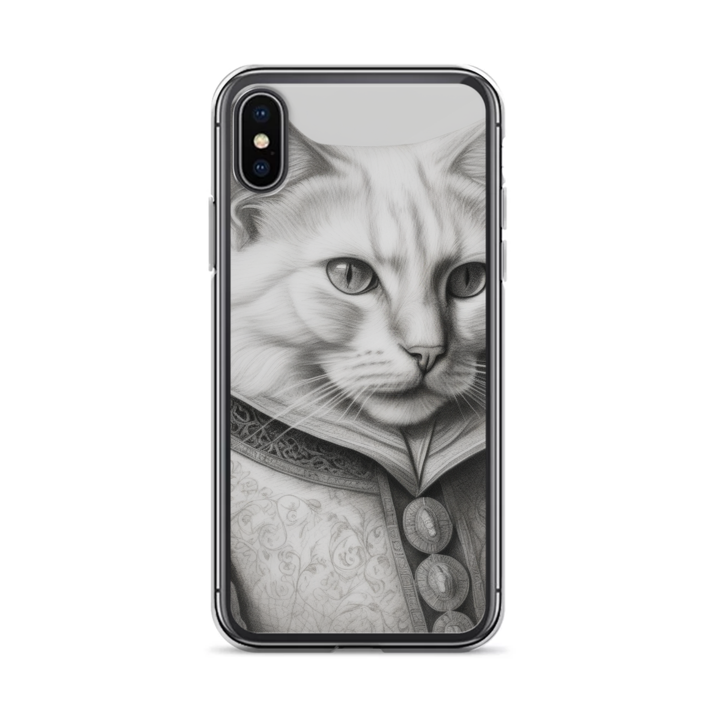 PugMug Custom White Companion Cat iPhone Case
