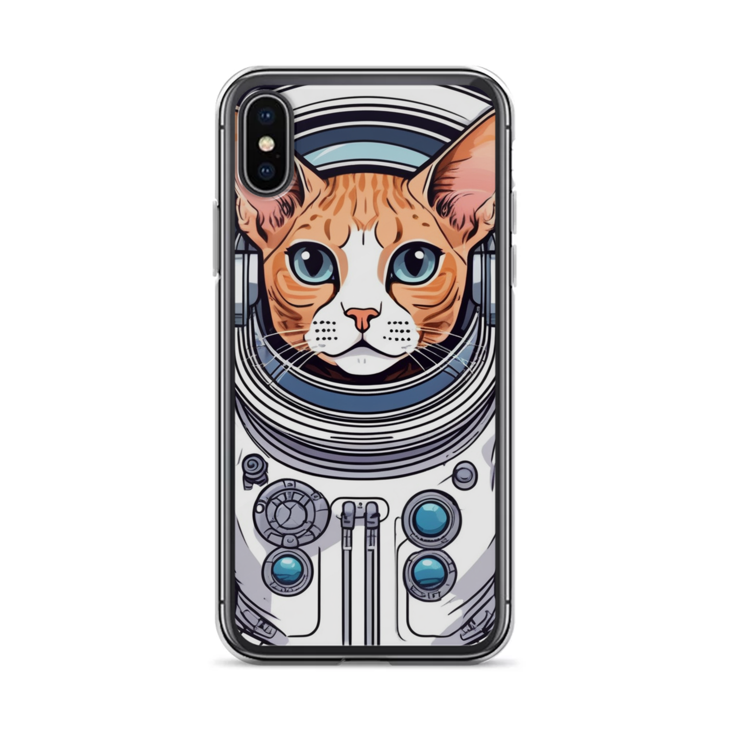 PugMug Custom Tabby Devon Rex Cat iPhone Case