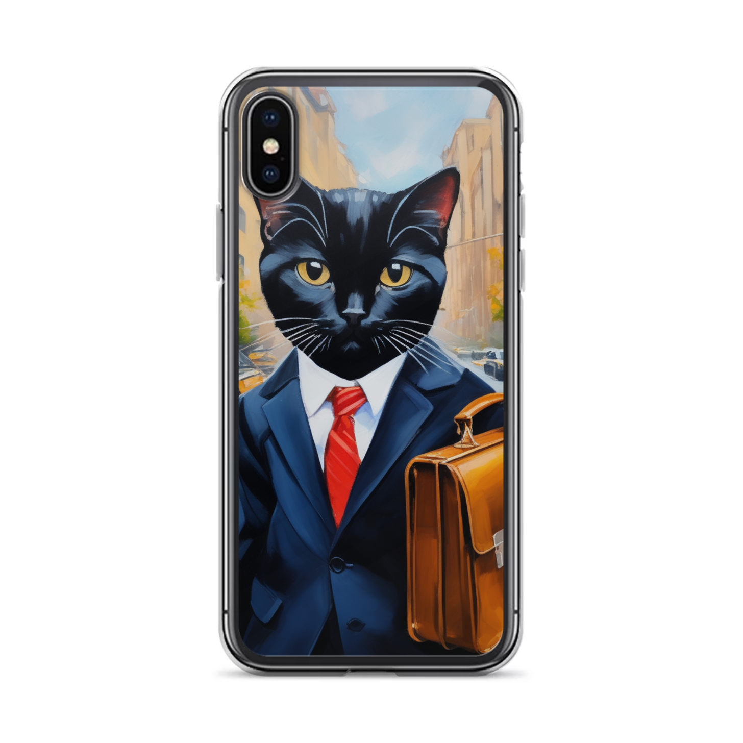 PugMug Custom Black Exotic Cat iPhone Case