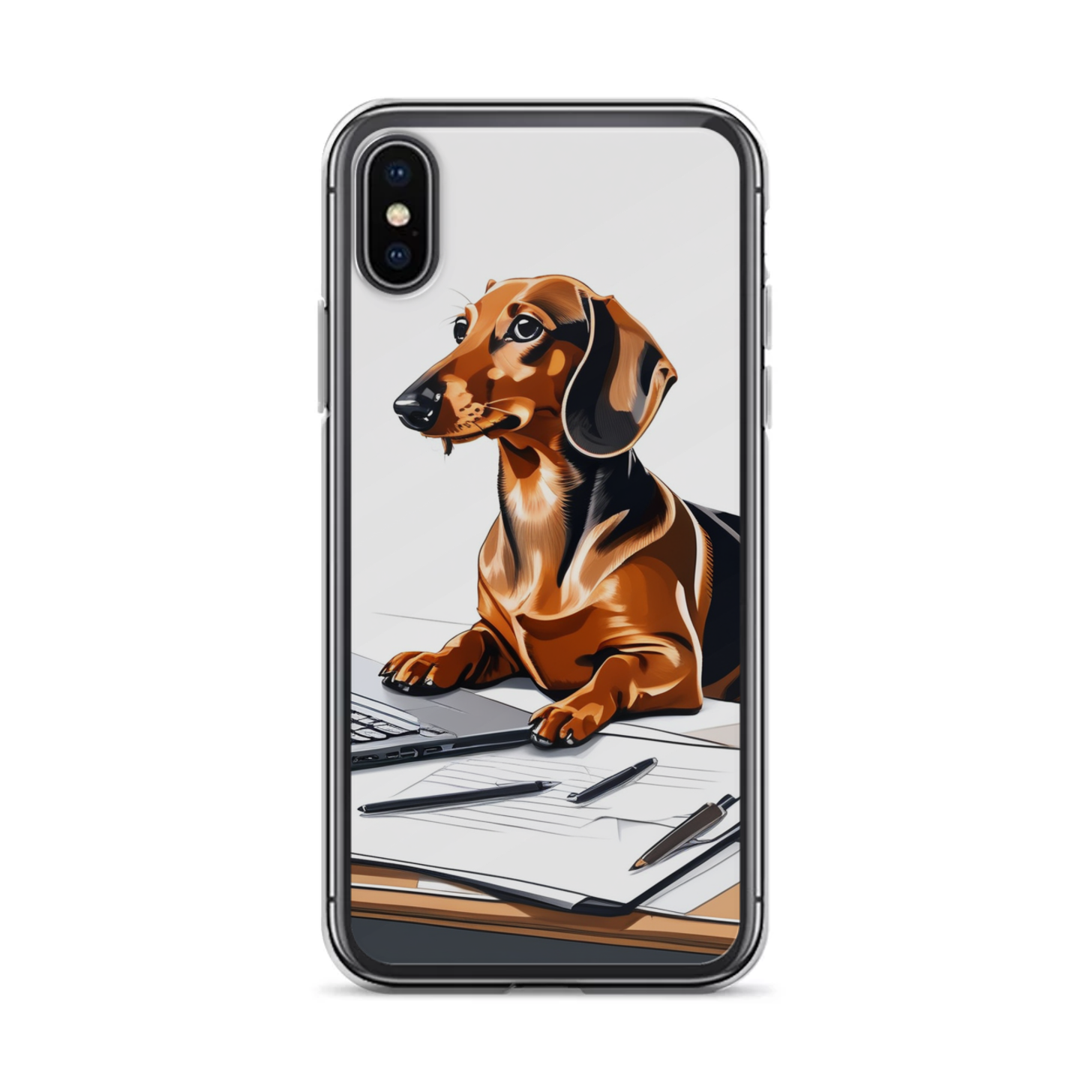 PugMug Custom Tan Dachshund iPhone Case