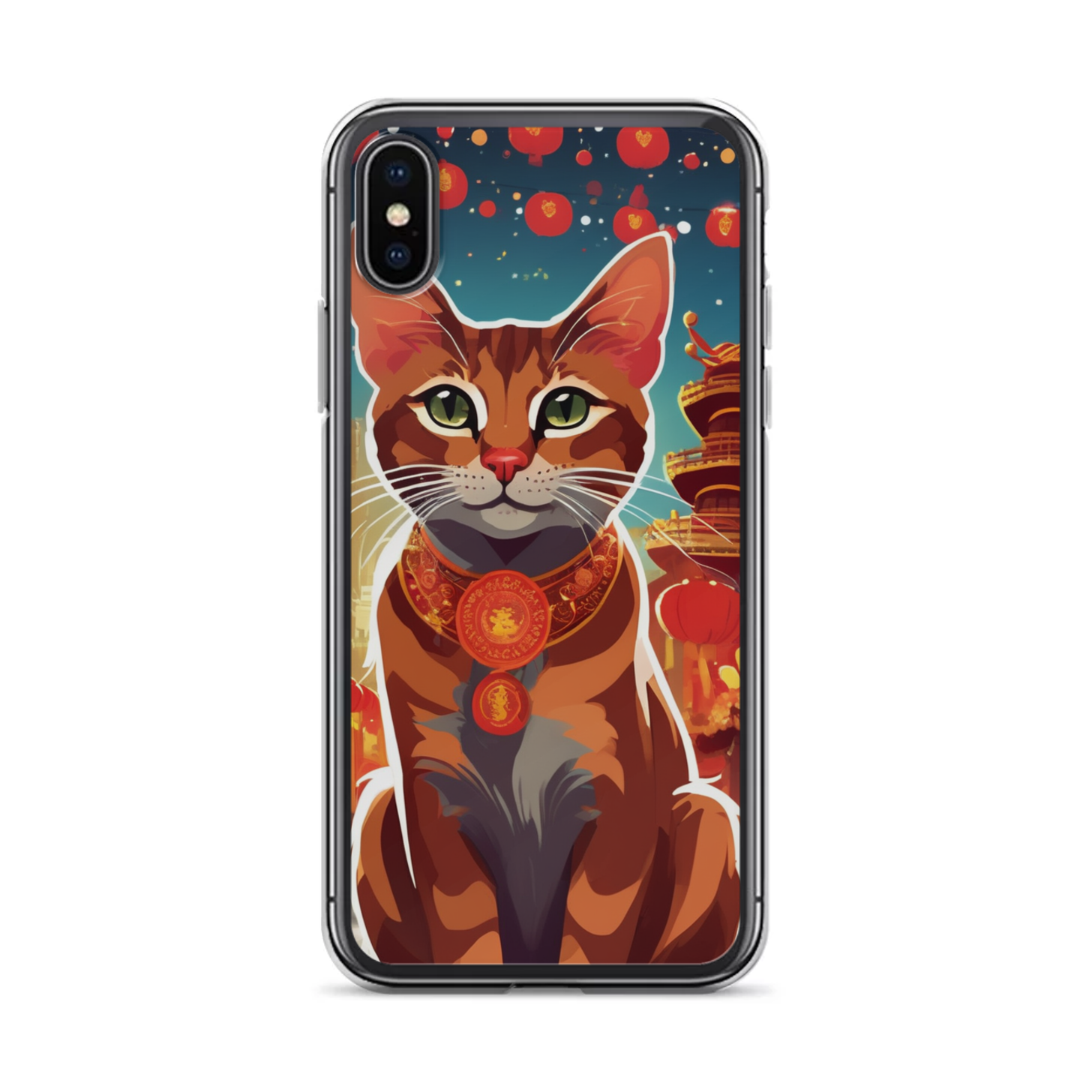 PugMug Custom Tabby Abyssinian Cat iPhone Case