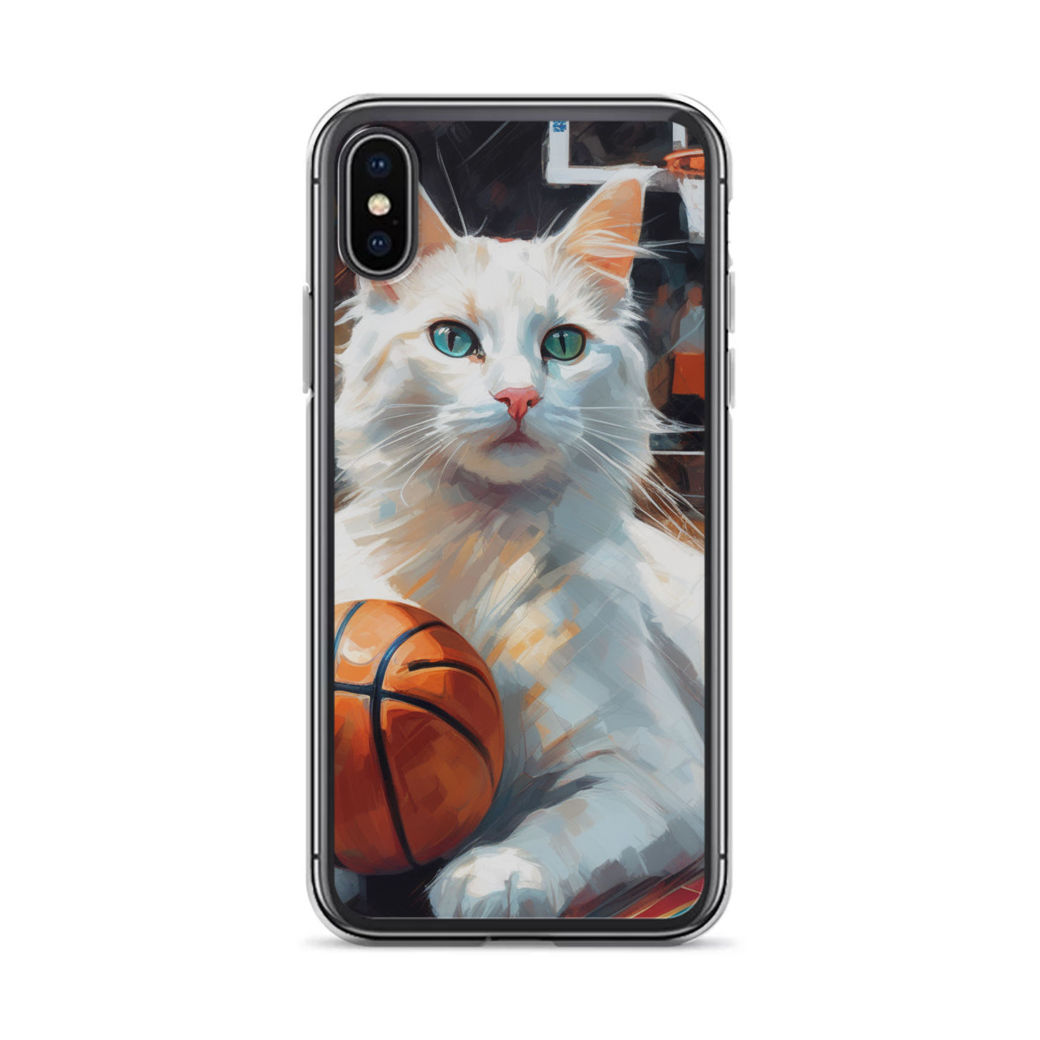 PugMug Custom White Companion Cat iPhone Case