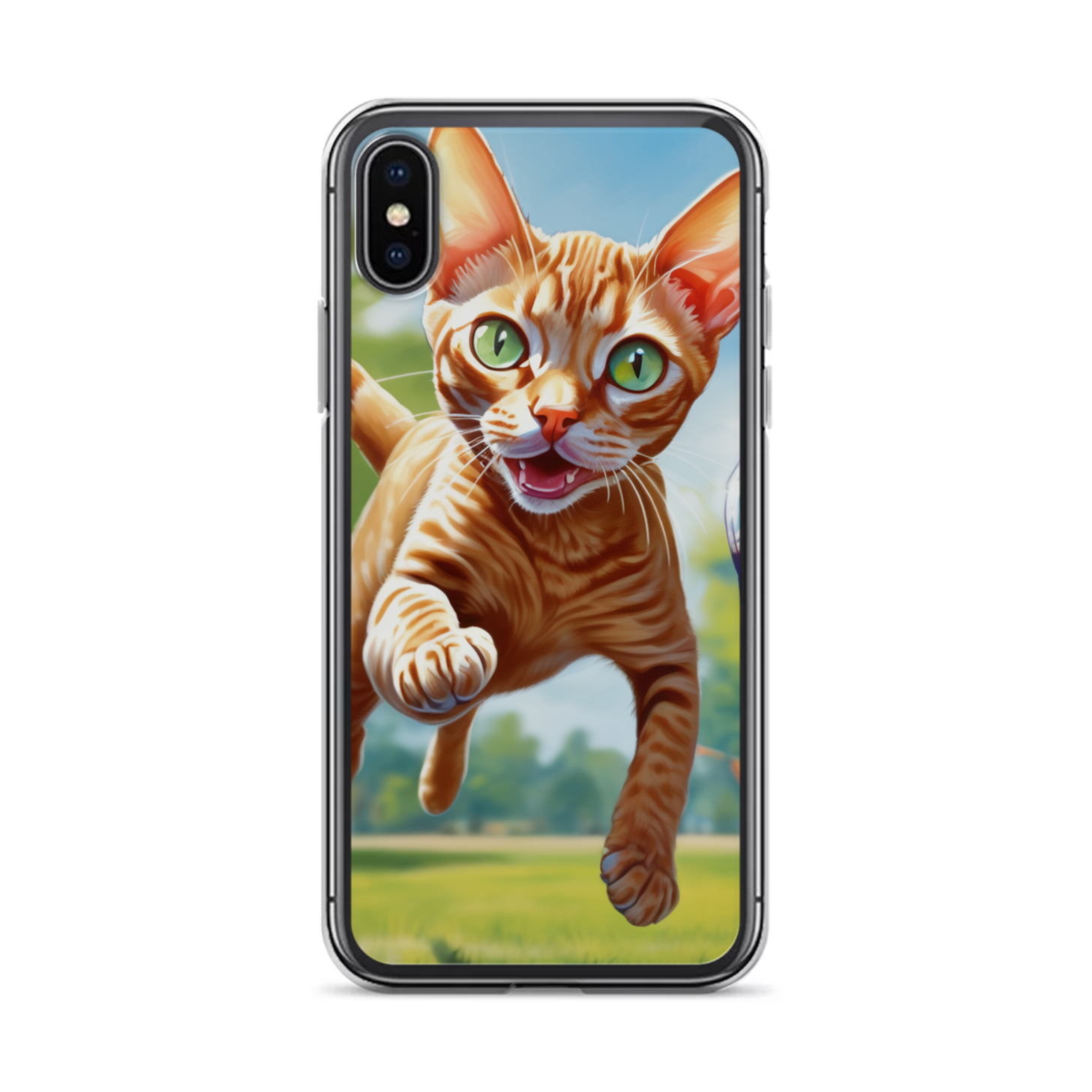 PugMug Custom Tabby Devon Rex Cat iPhone Case