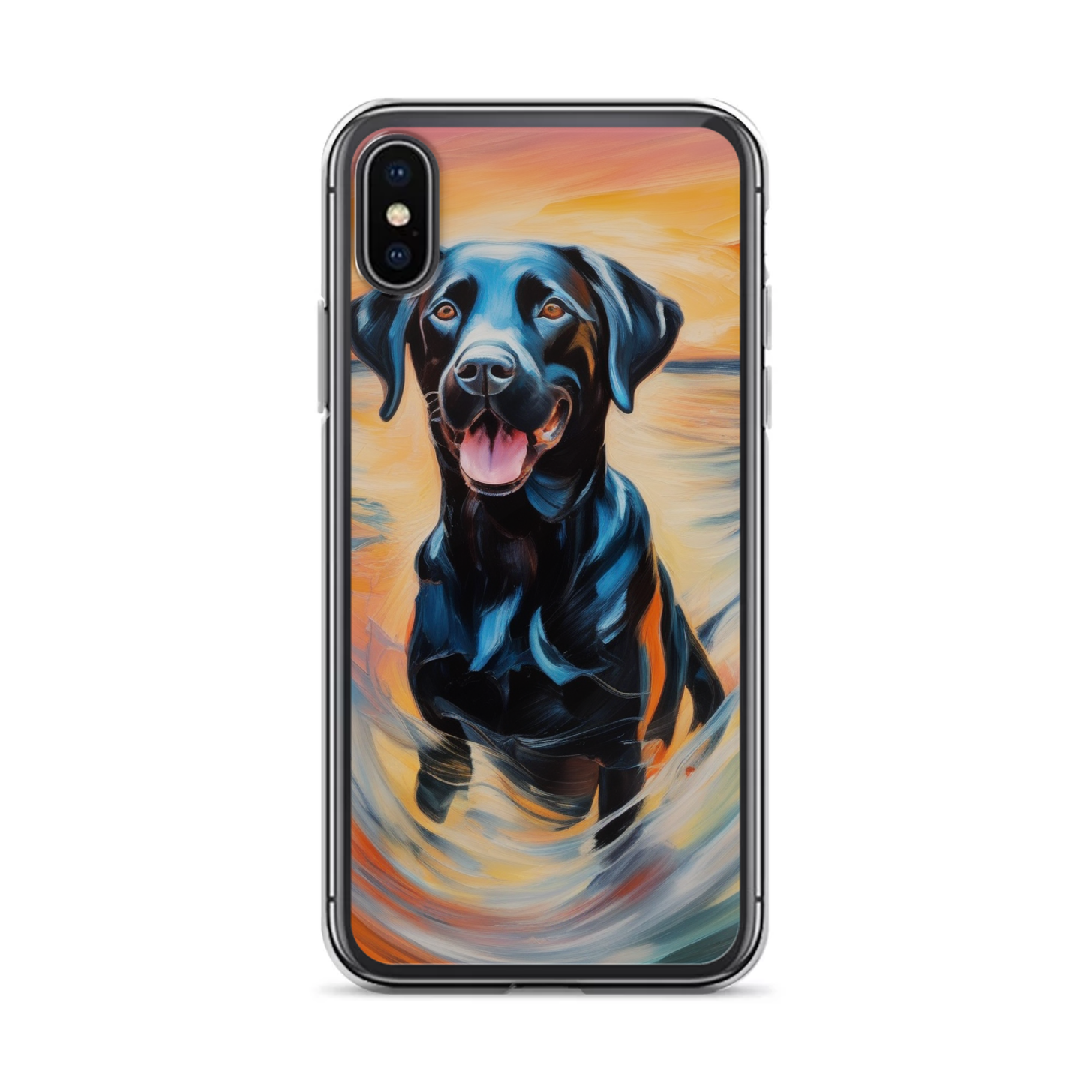 PugMug Custom Black Labrador Retriever iPhone Case