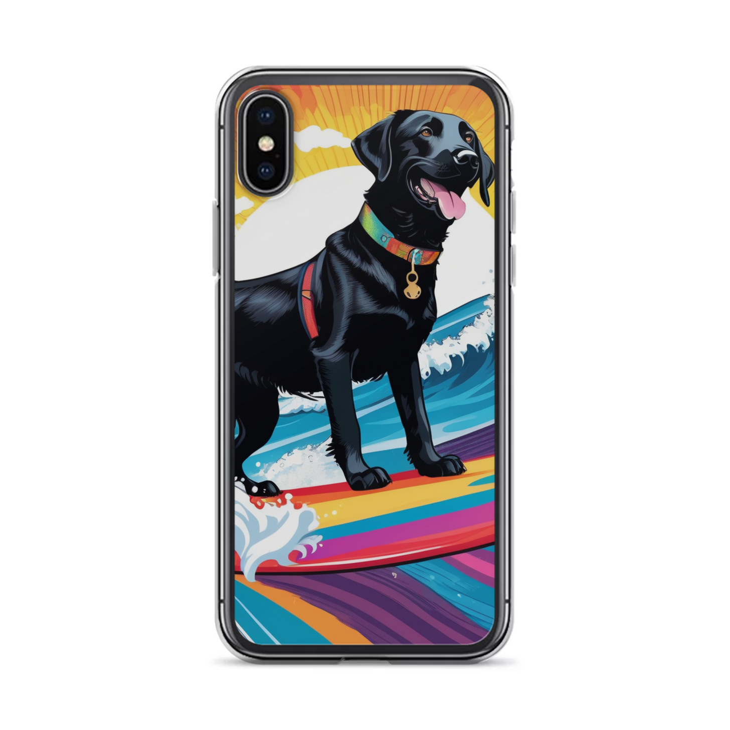 PugMug Custom Black Labrador Retriever iPhone Case