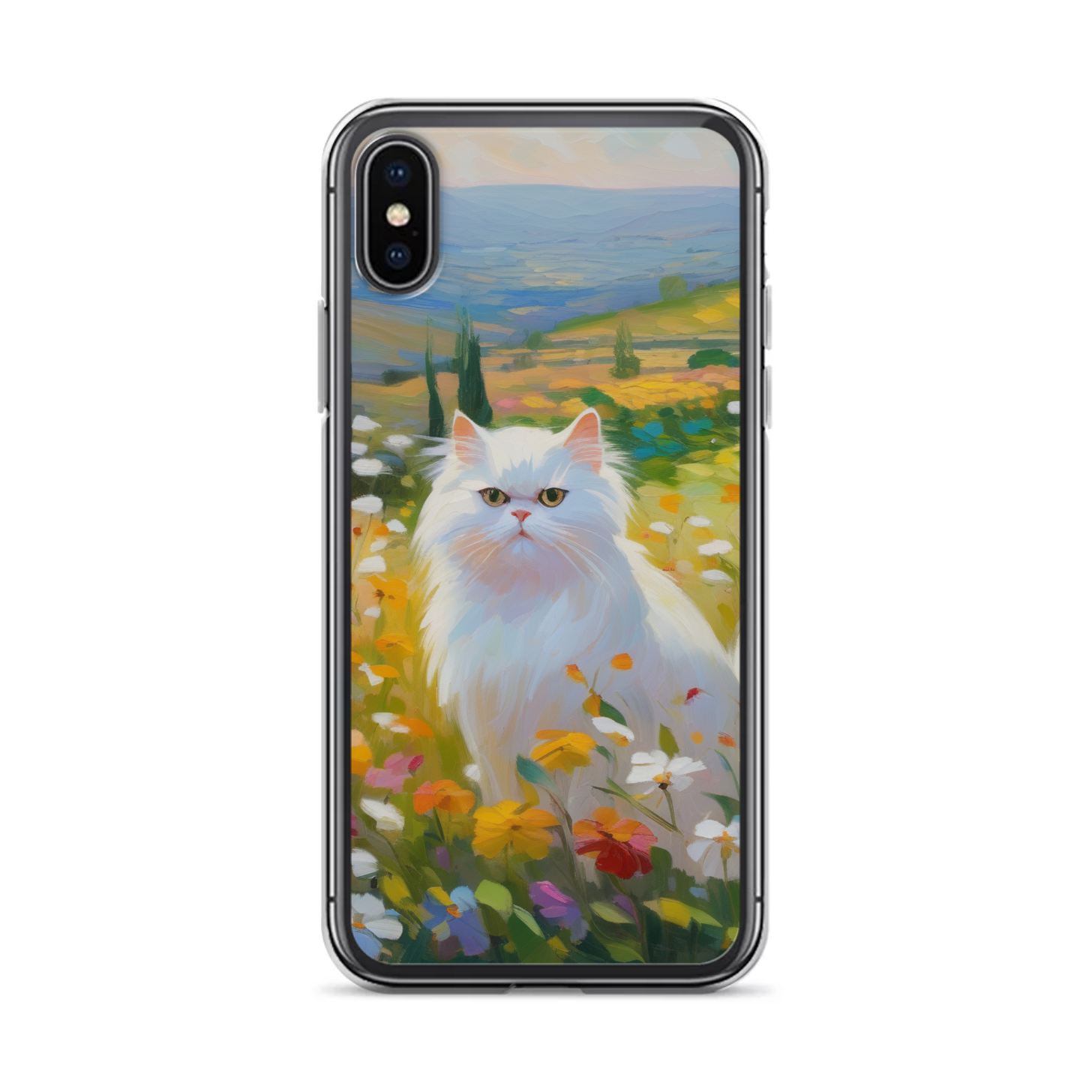 PugMug Custom White Persian Cat iPhone Case