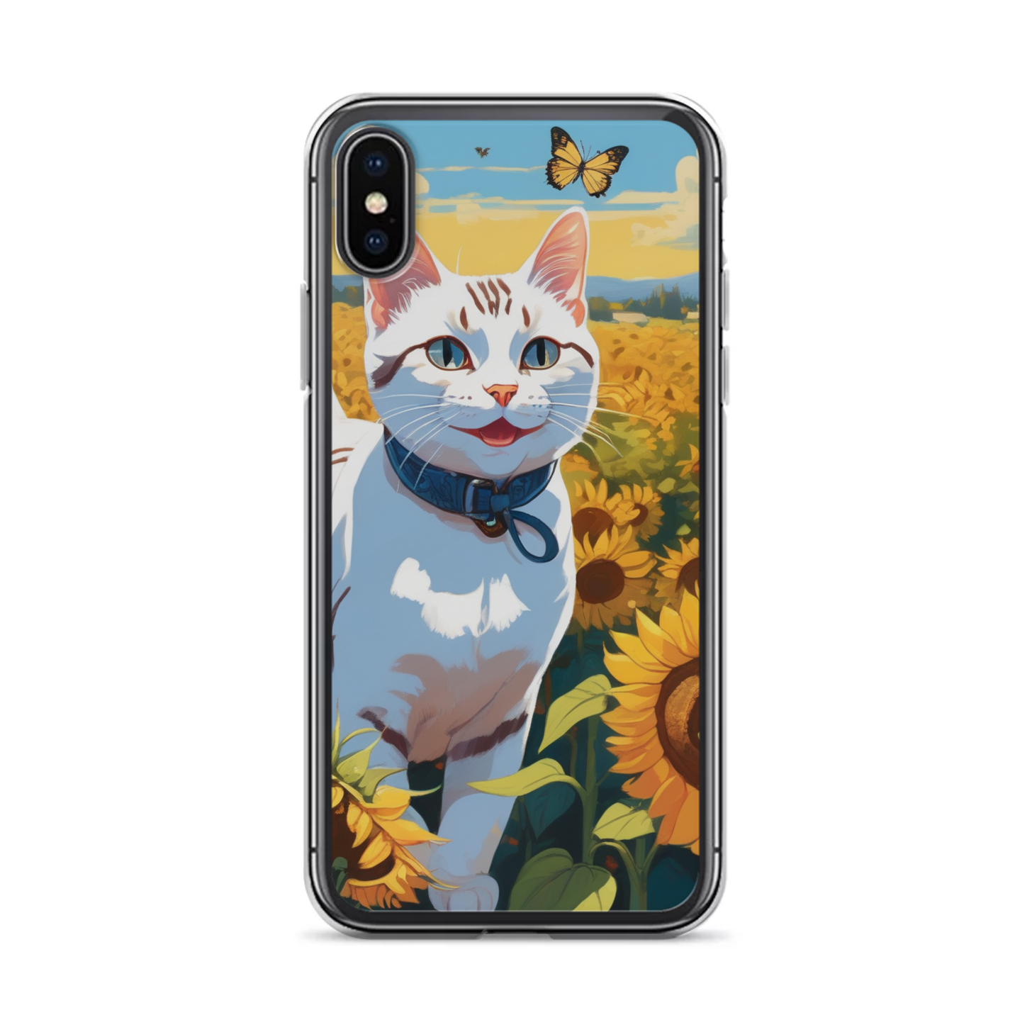 PugMug Custom White American Shorthair Cat iPhone Case