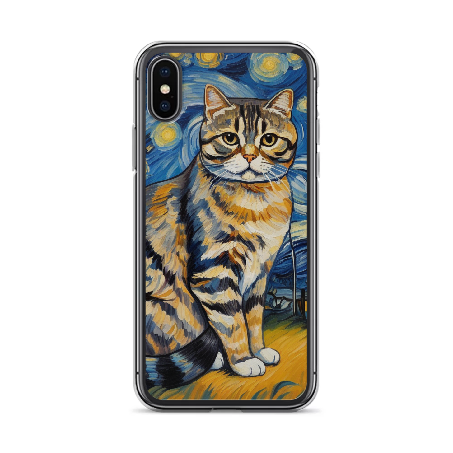 PugMug Custom Tabby Scottish Fold Cat iPhone Case