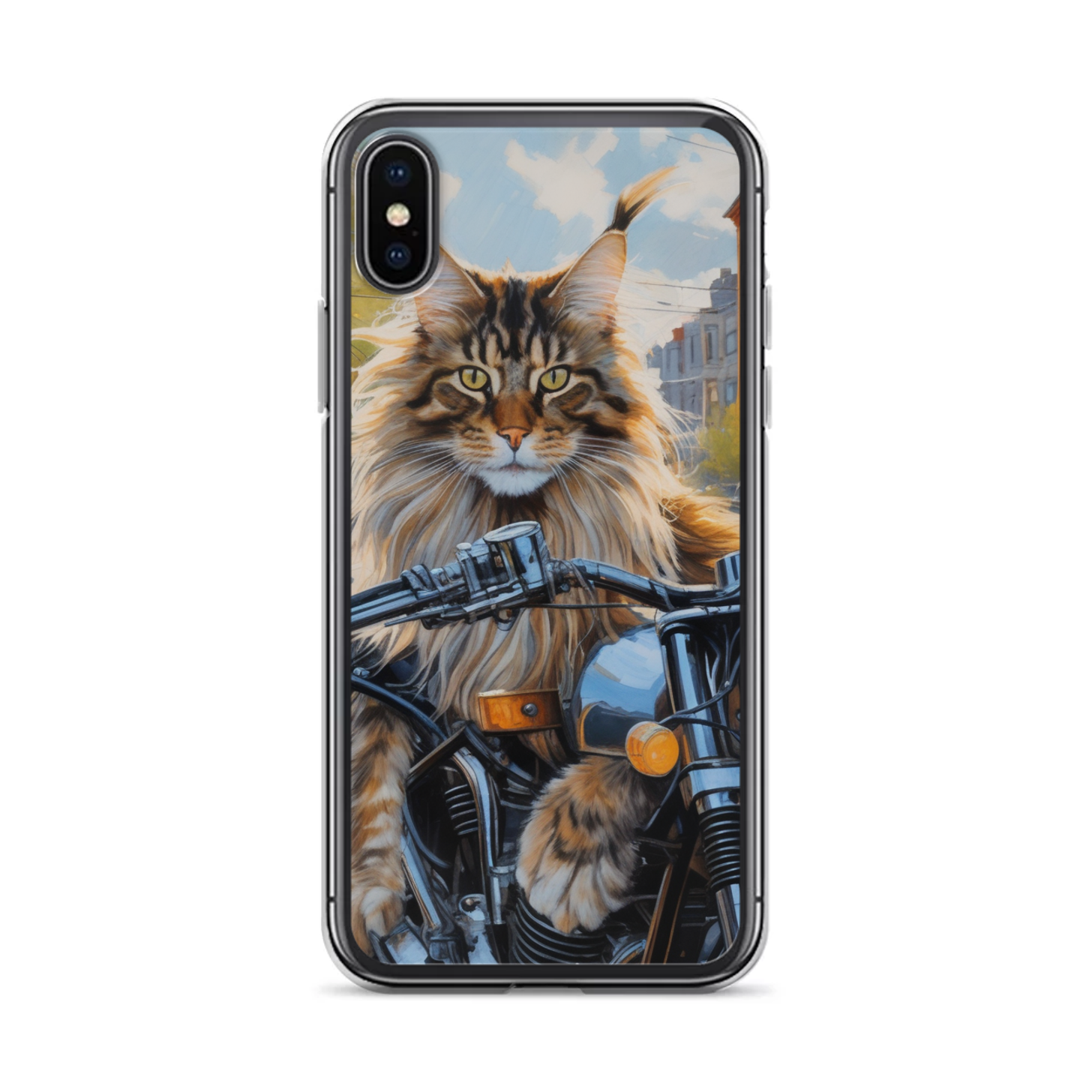 PugMug Custom Tabby Maine Coon Cat iPhone Case