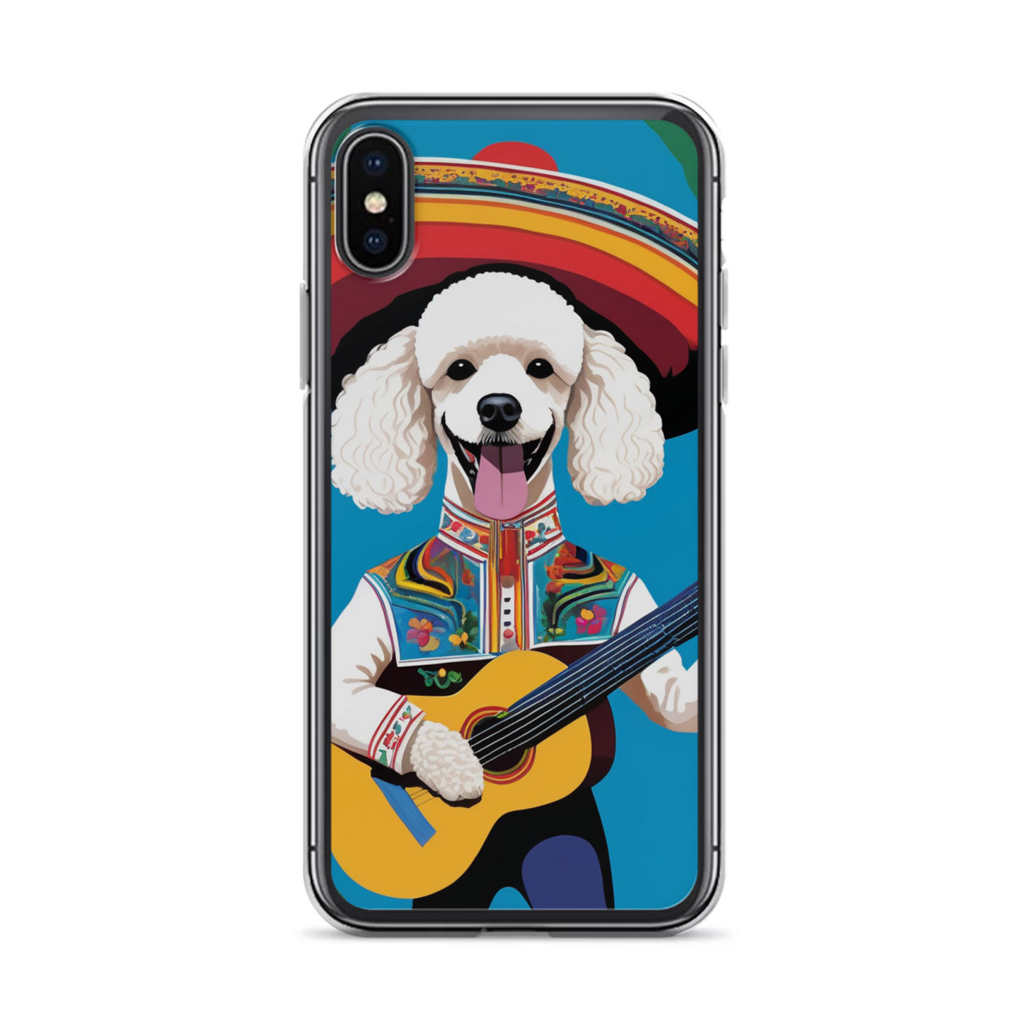 PugMug Custom White Poodle iPhone Case