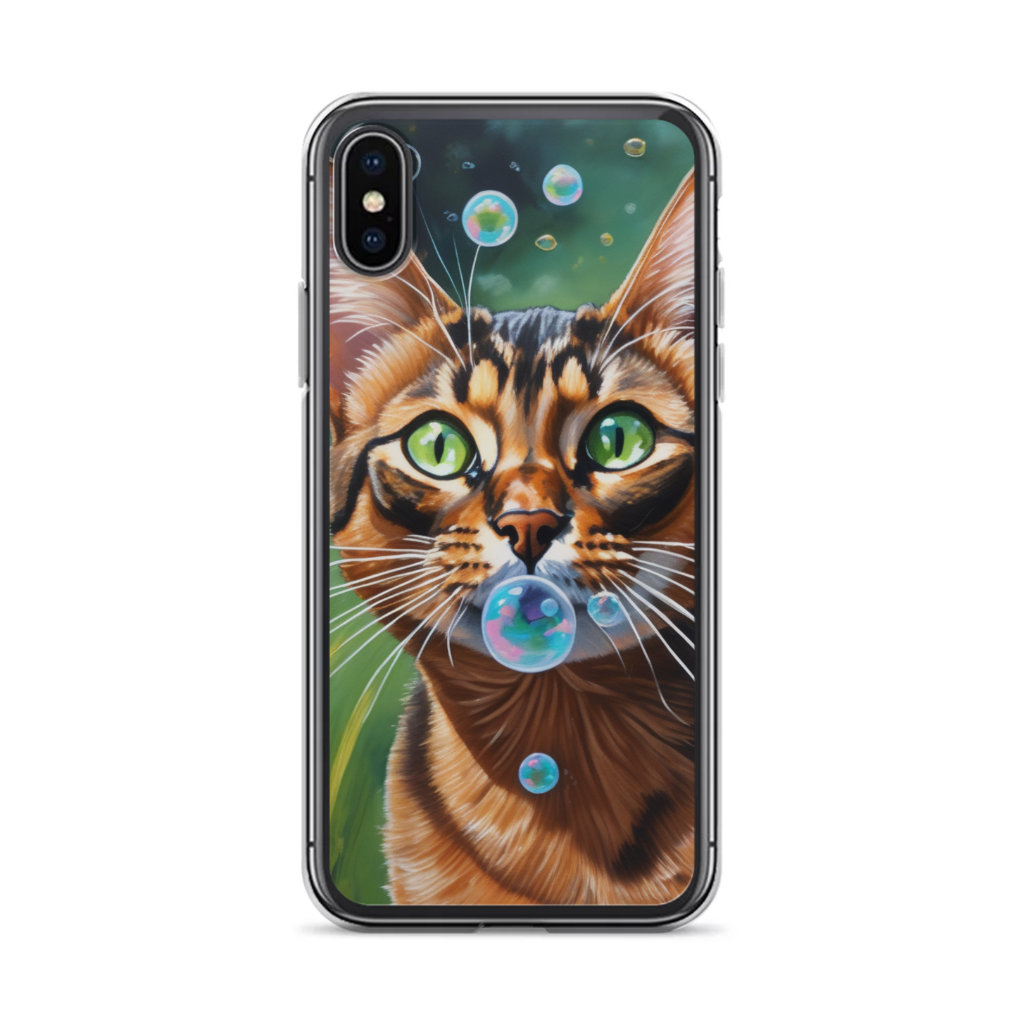 PugMug Custom Tabby Abyssinian Cat iPhone Case