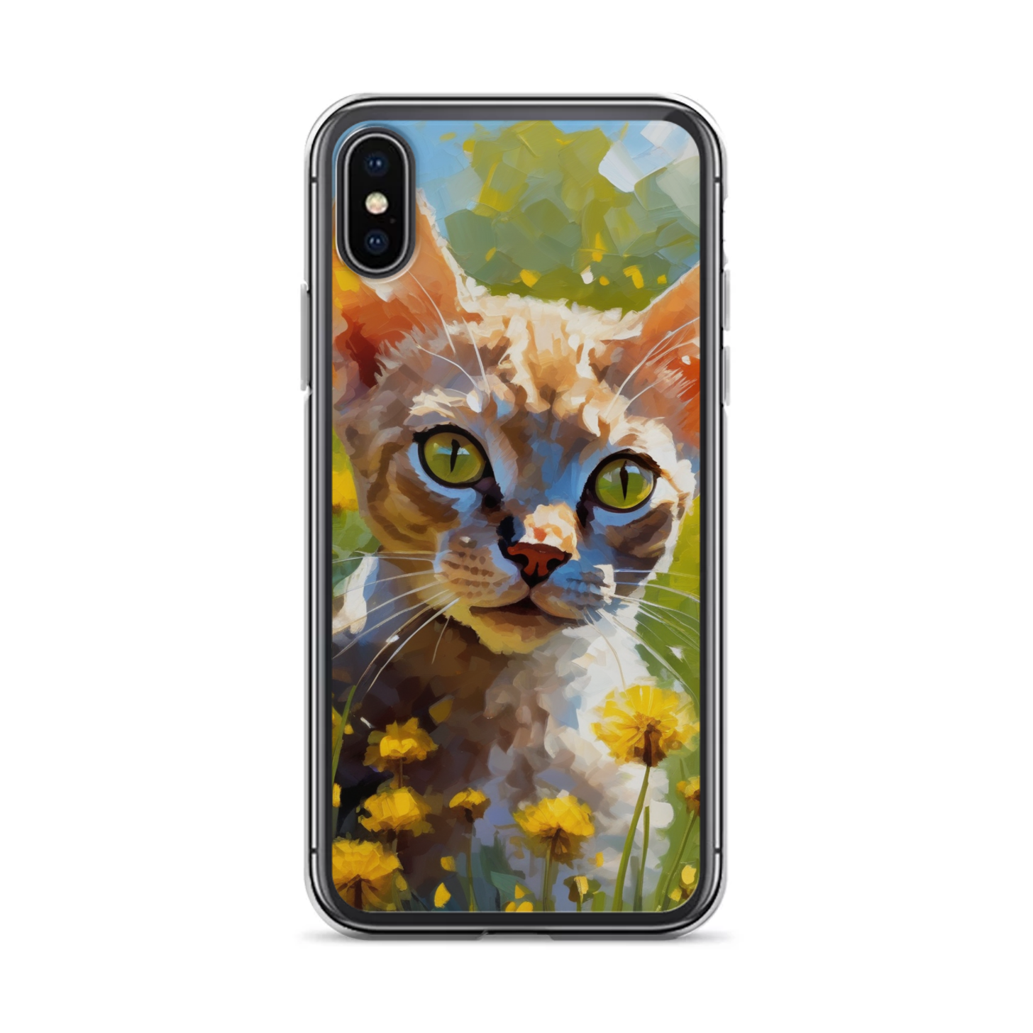 PugMug Custom Tabby Devon Rex Cat iPhone Case