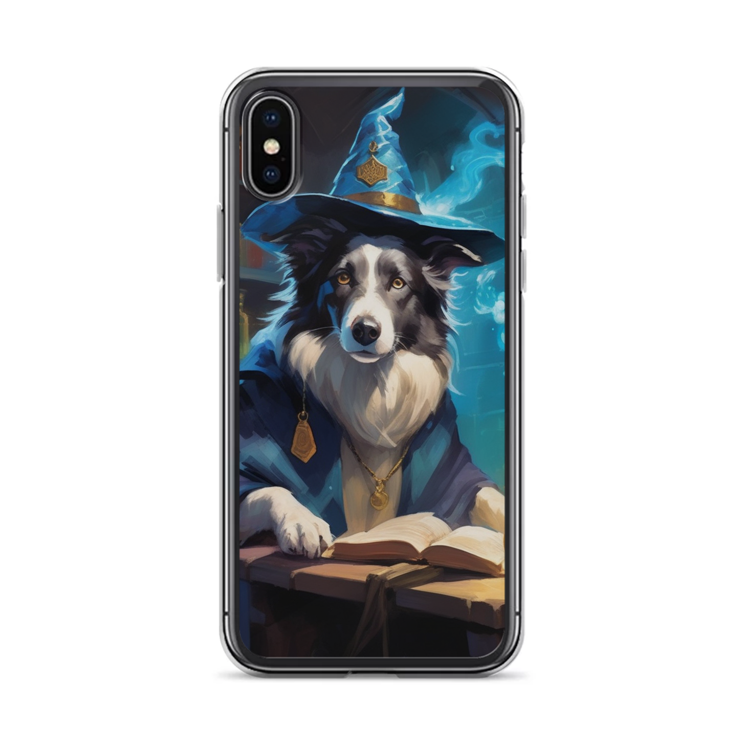 PugMug Custom Blue Merle Border Collie iPhone Case