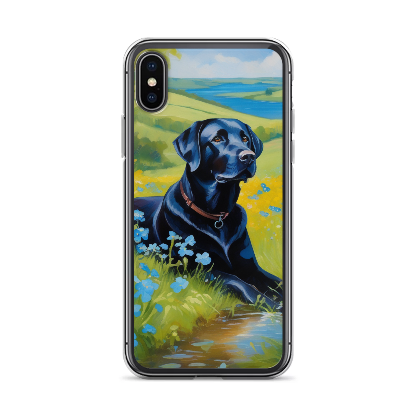 PugMug Custom Black Labrador Retriever iPhone Case
