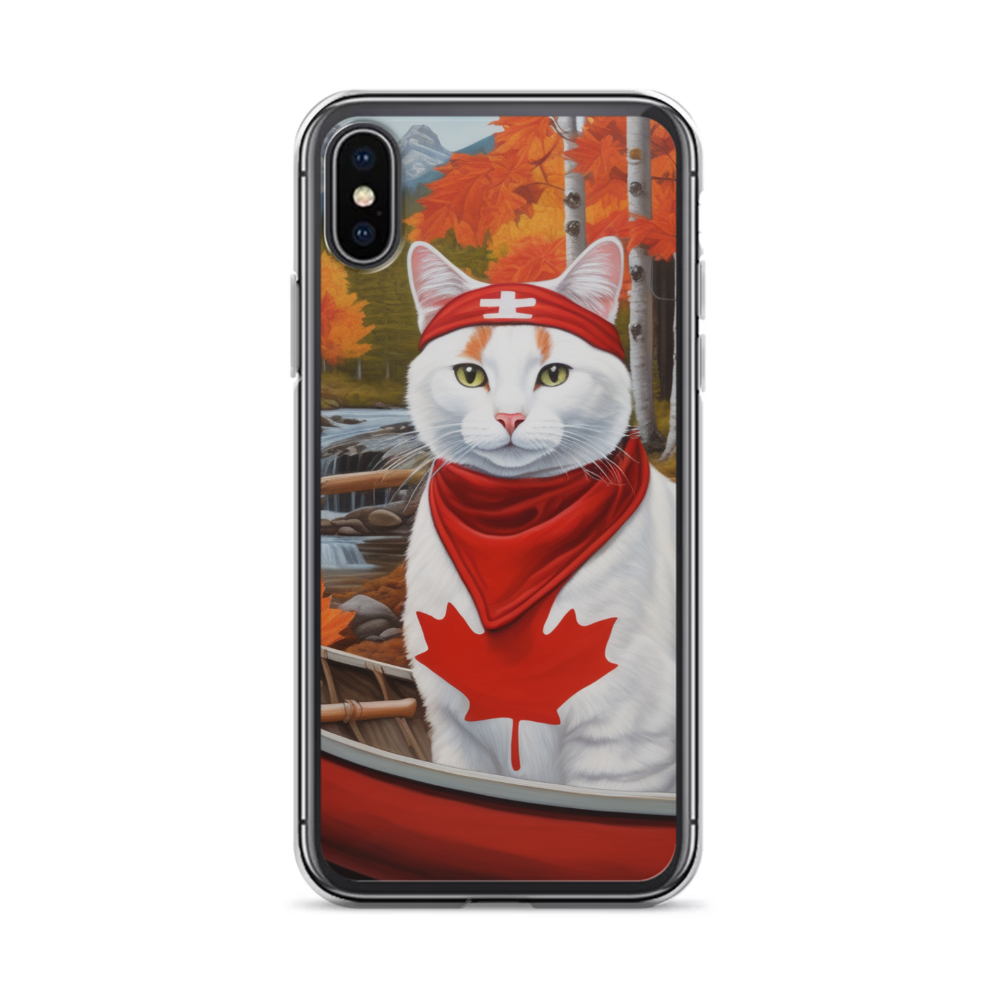 PugMug Custom White Companion Cat iPhone Case