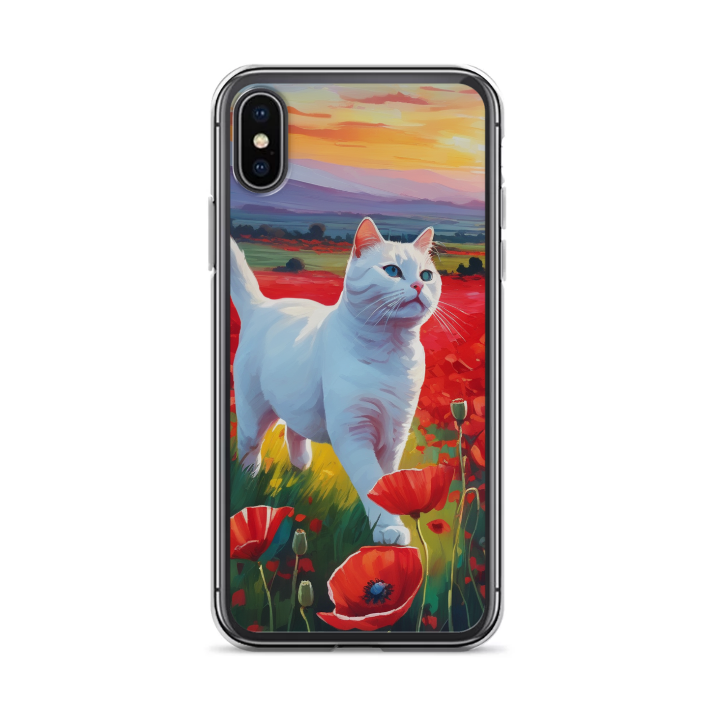 PugMug Custom White Companion Cat iPhone Case