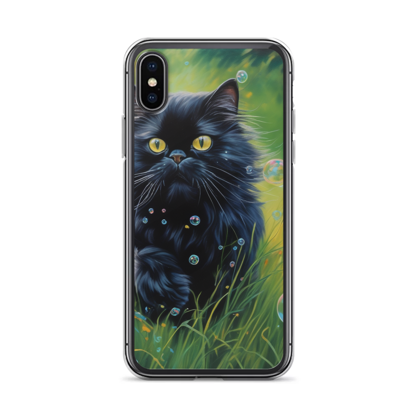 PugMug Custom Black Persian Cat iPhone Case