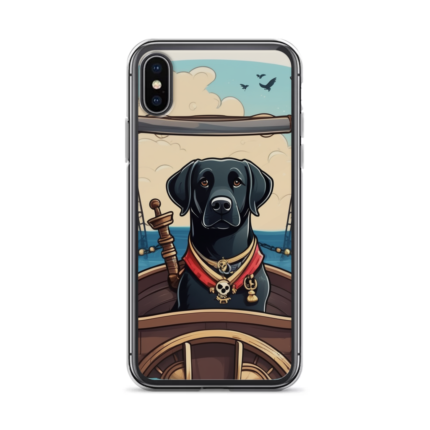 PugMug Custom Black Labrador Retriever iPhone Case
