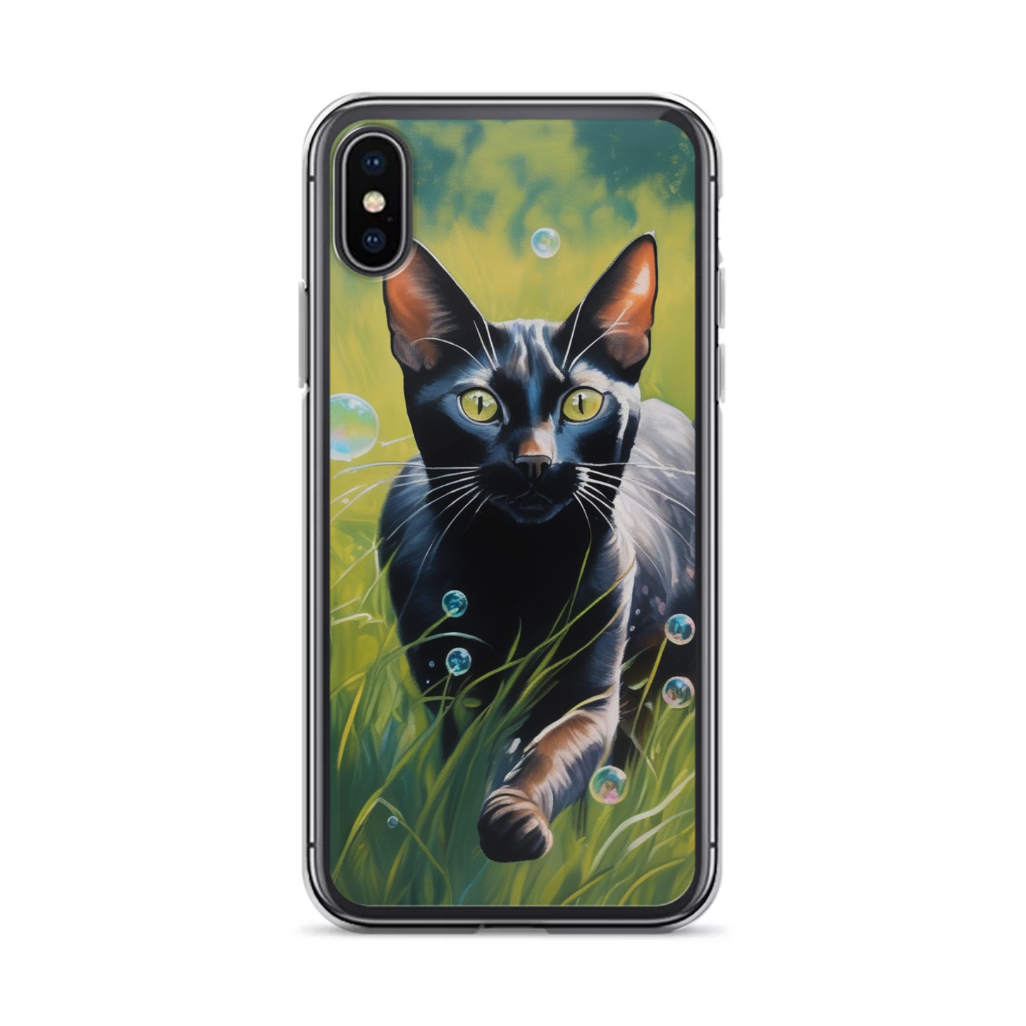 PugMug Custom Black Abyssinian Cat iPhone Case