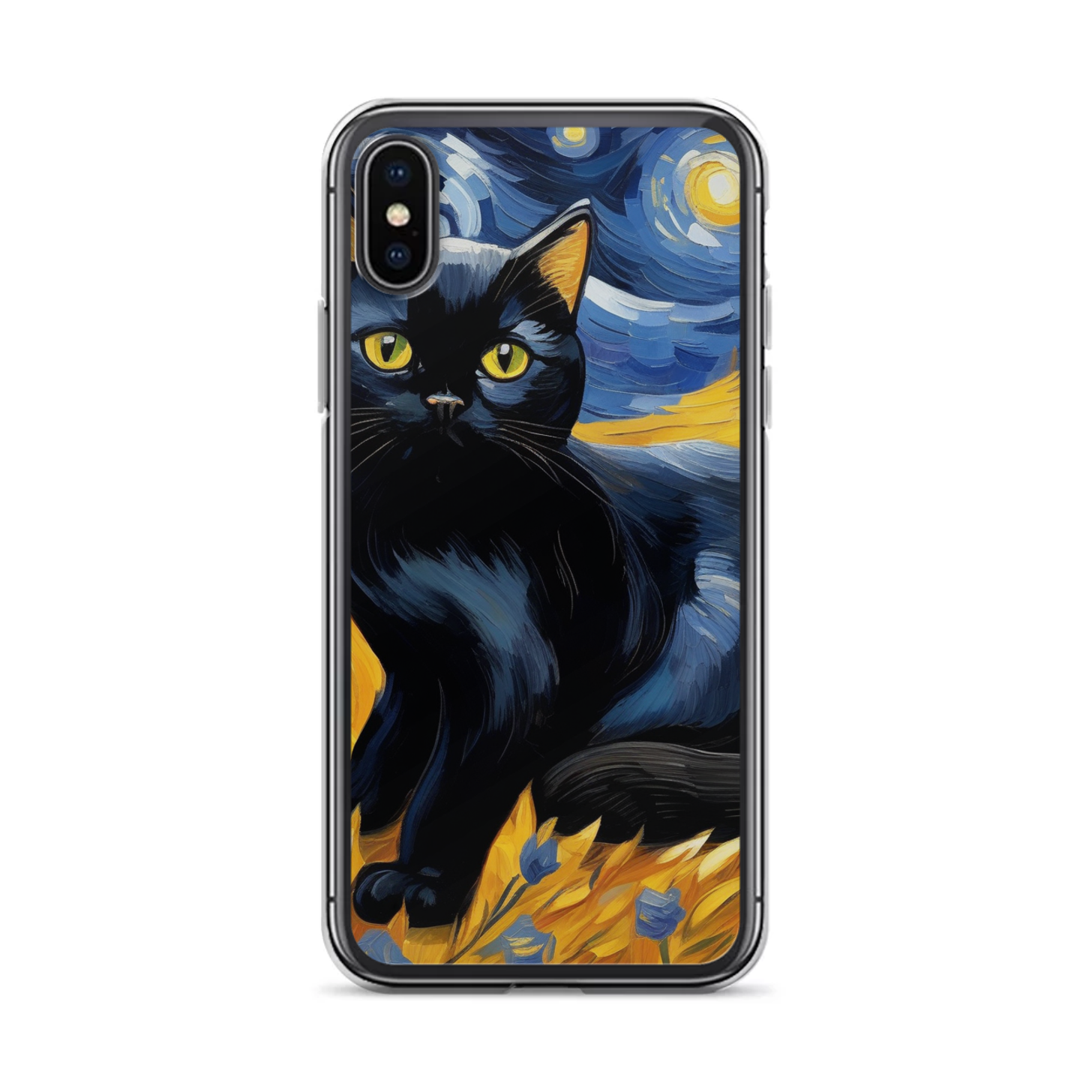 PugMug Custom Black British Shorthair Cat iPhone Case