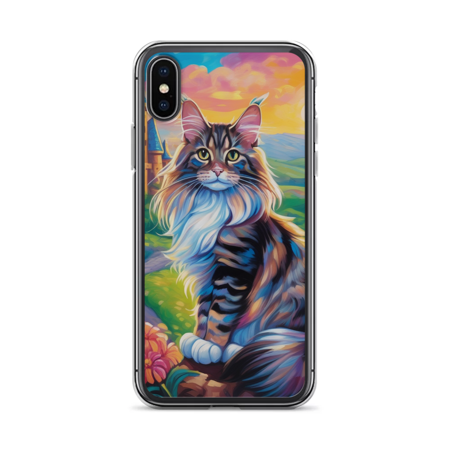 PugMug Custom Tabby Maine Coon Cat iPhone Case