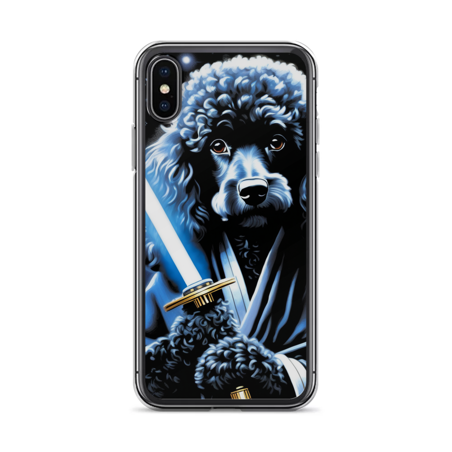 PugMug Custom Black Poodle iPhone Case
