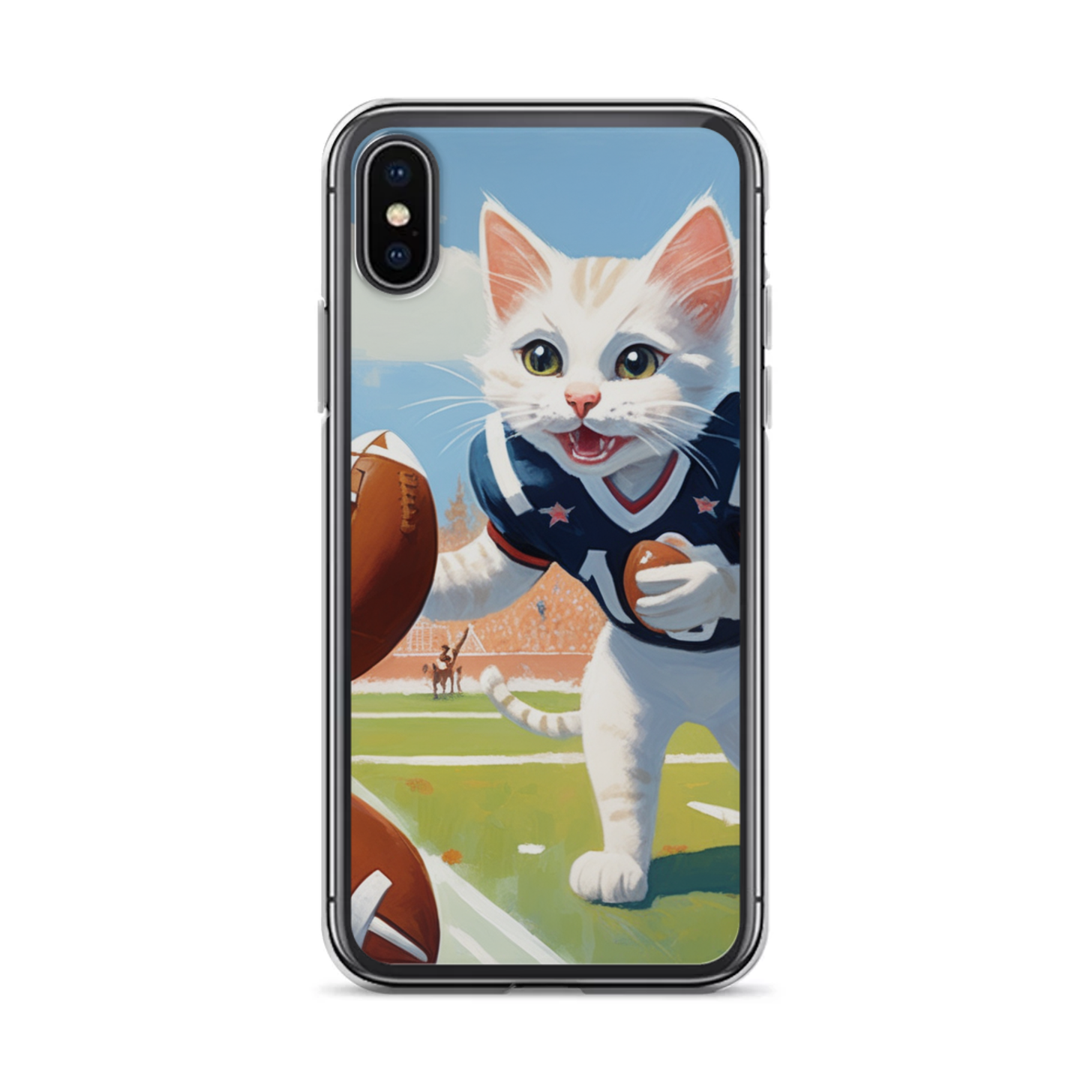PugMug Custom White Companion Cat iPhone Case
