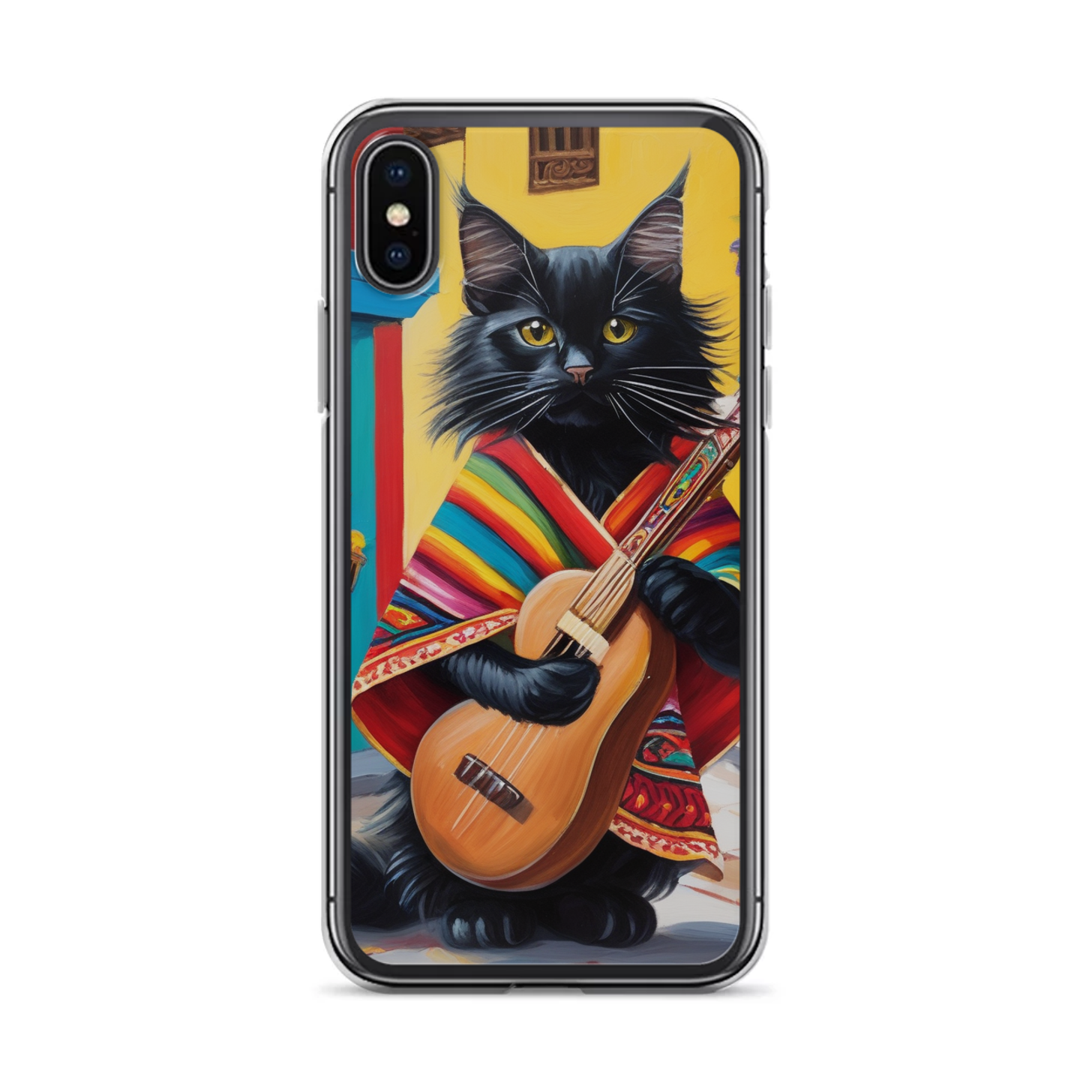 PugMug Custom Black Maine Coon Cat iPhone Case