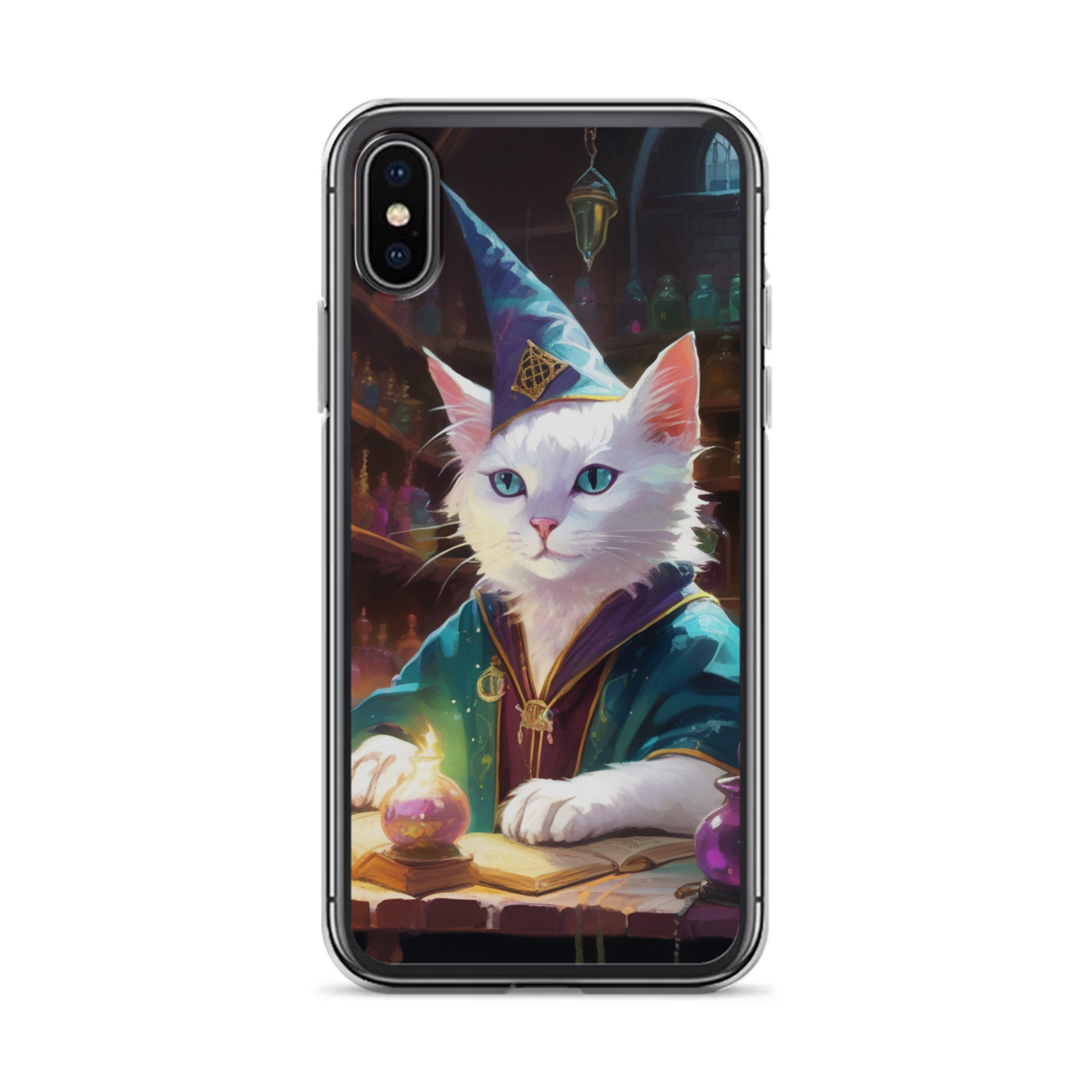 PugMug Custom White Exotic Cat iPhone Case