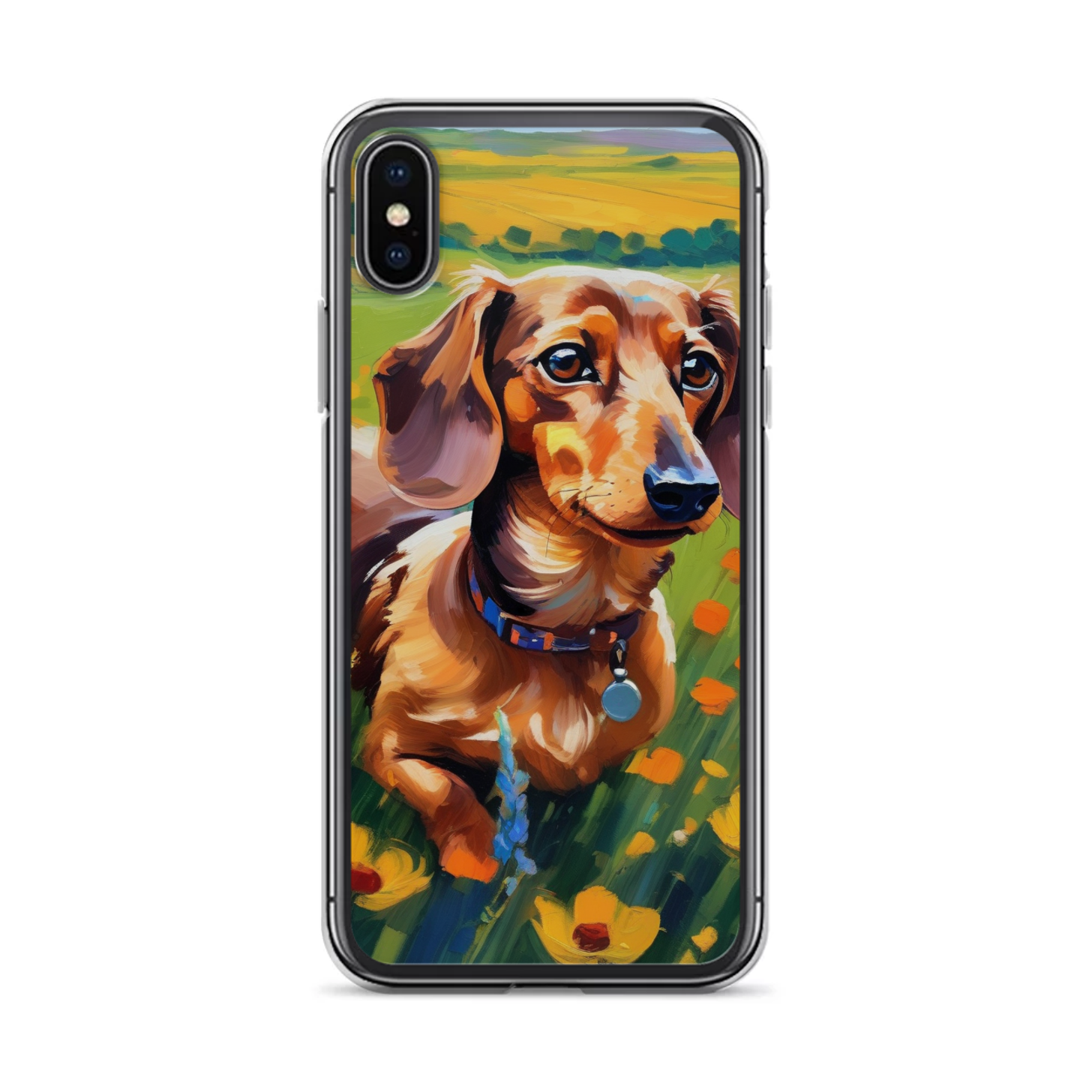 PugMug Custom Tan Dachshund iPhone Case