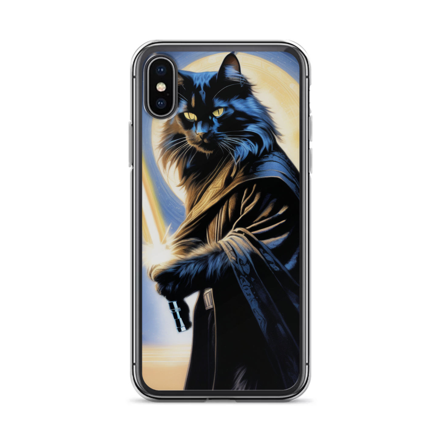 PugMug Custom Black Maine Coon Cat iPhone Case