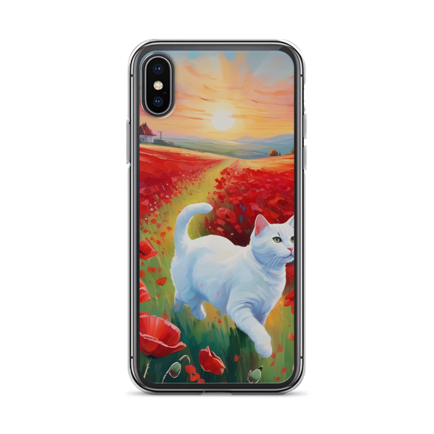 PugMug Custom White Companion Cat iPhone Case