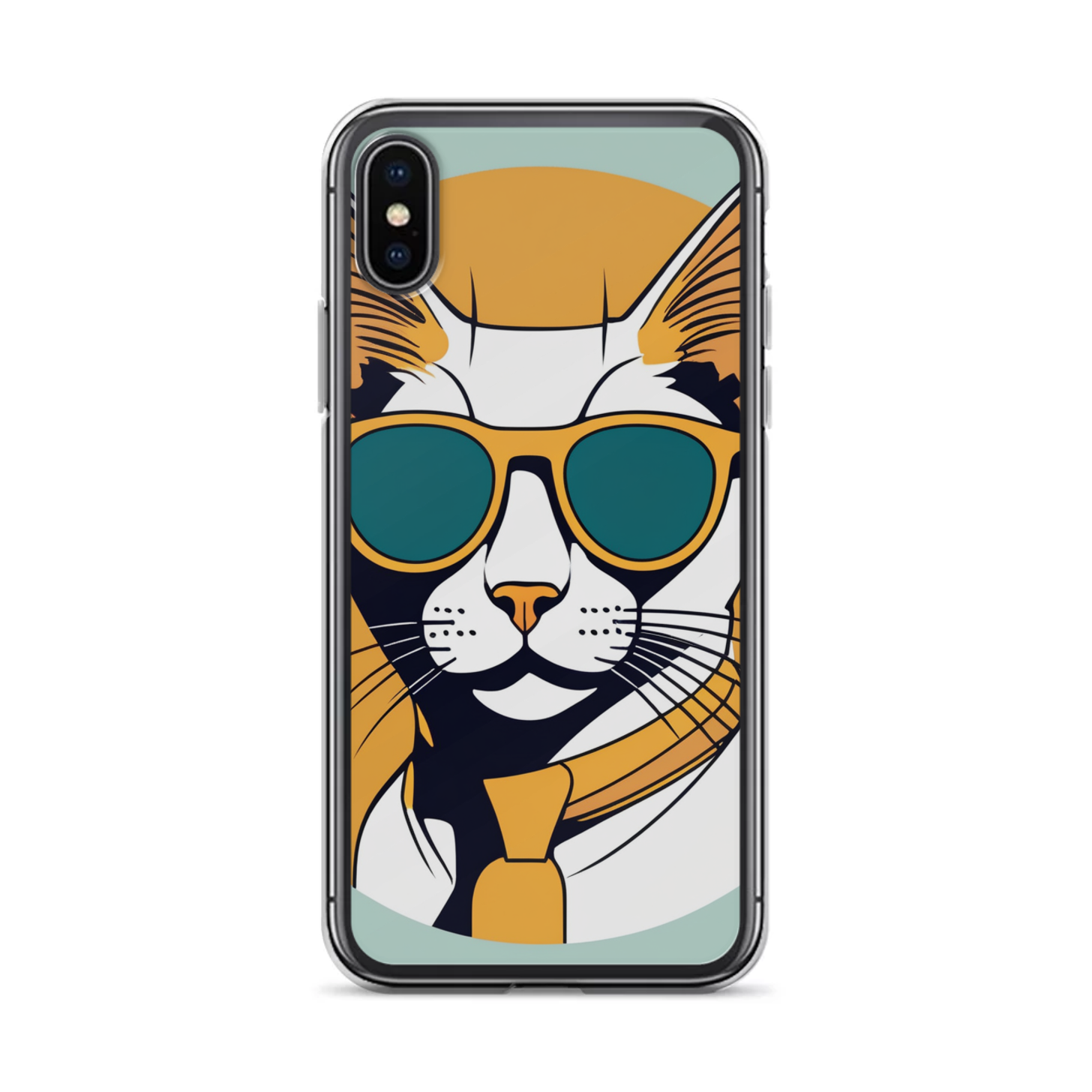 PugMug Custom White Abyssinian Cat iPhone Case