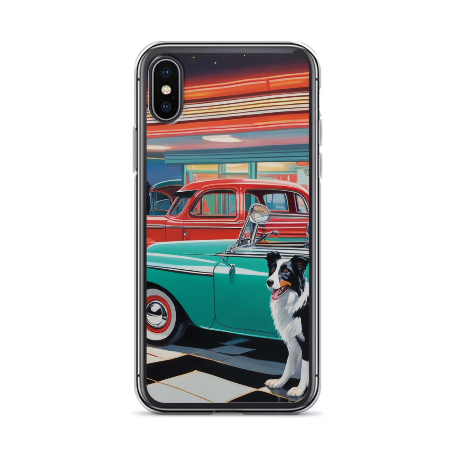 PugMug Custom Border Collie iPhone Case