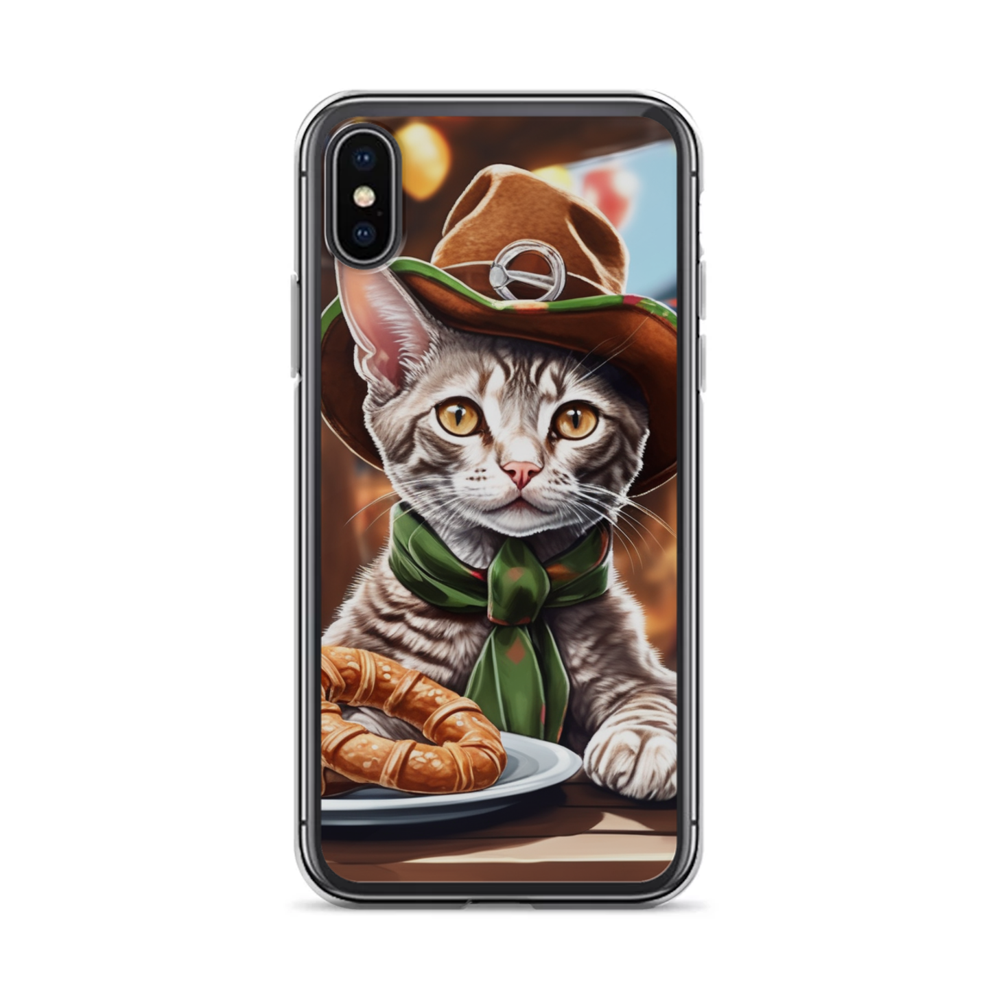 PugMug Custom Tabby Devon Rex Cat iPhone Case