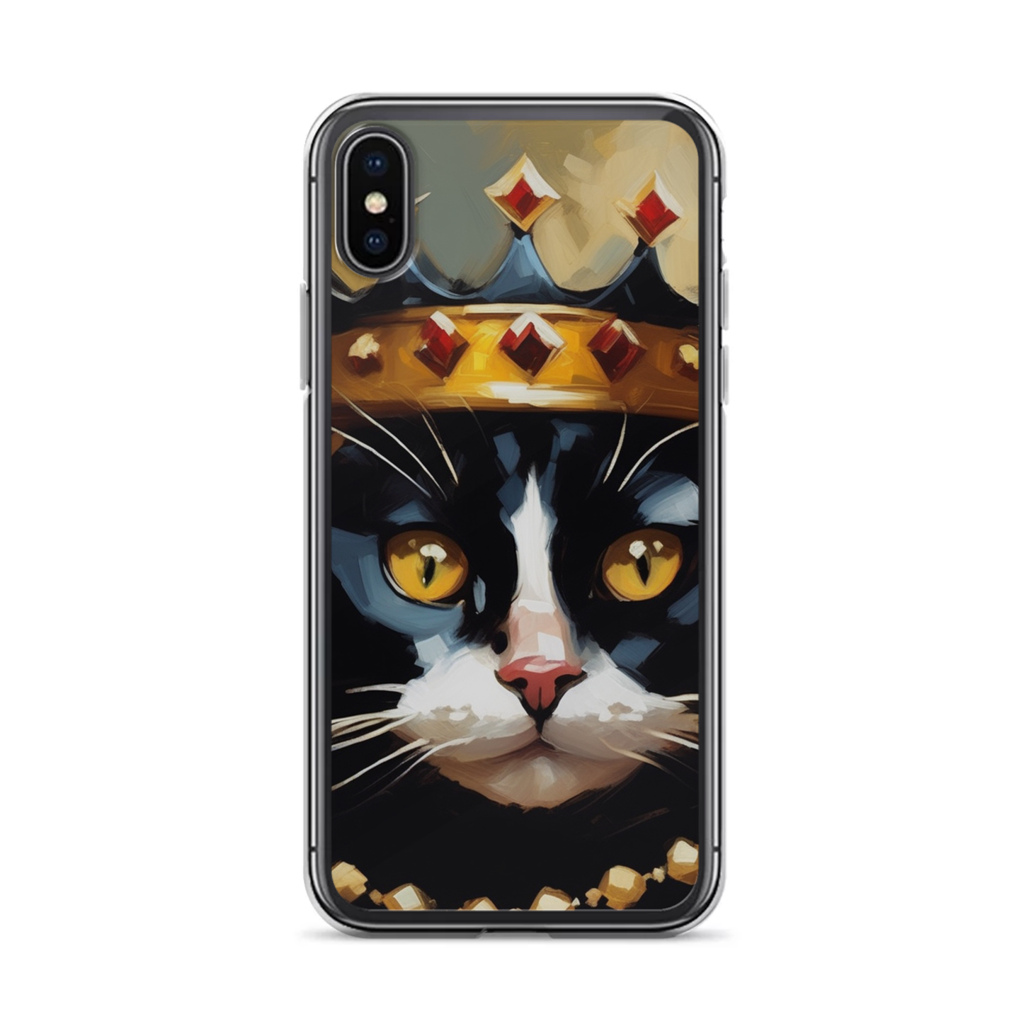PugMug Custom Black Companion Cat iPhone Case