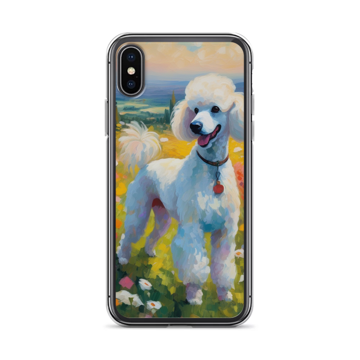 PugMug Custom White Poodle iPhone Case